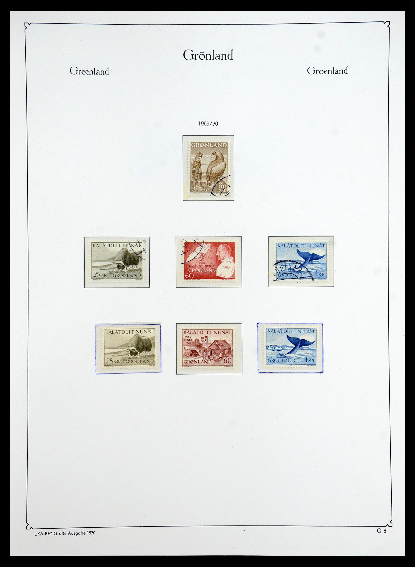 35347 006 - Postzegelverzameling 35347 Groenland 1905-2011.