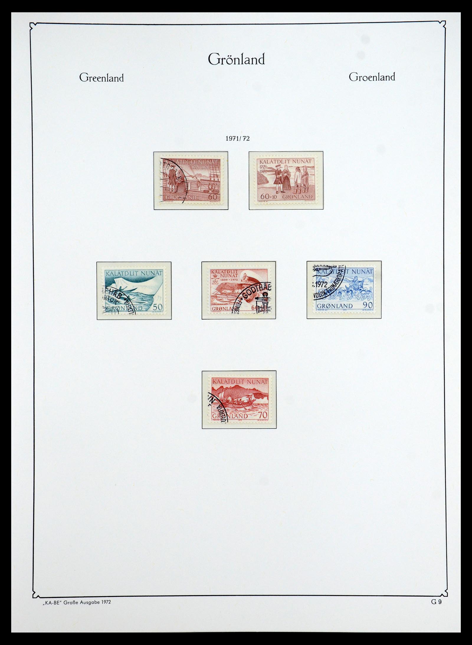 35347 007 - Postzegelverzameling 35347 Groenland 1905-2011.