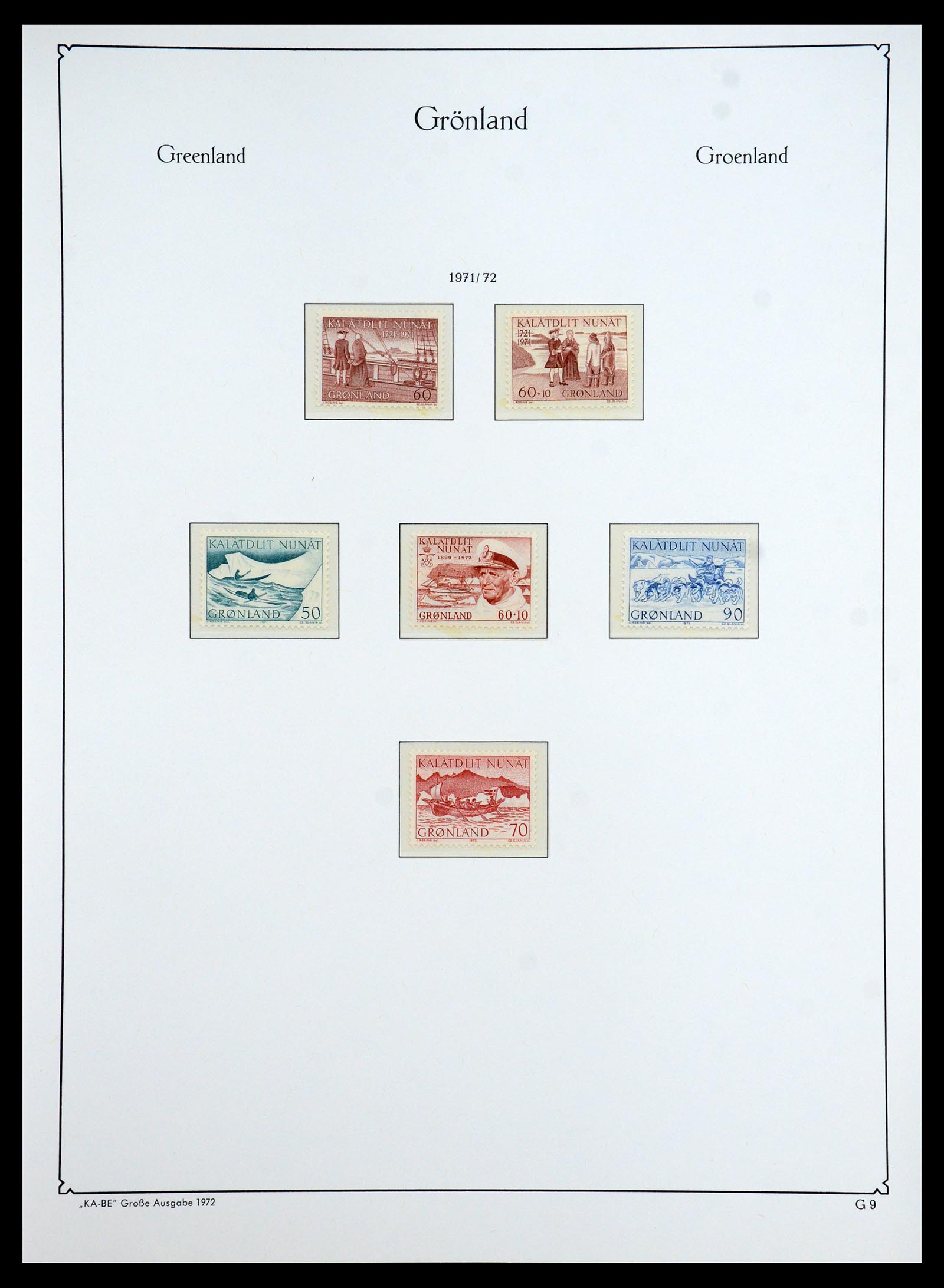 35347 008 - Postzegelverzameling 35347 Groenland 1905-2011.