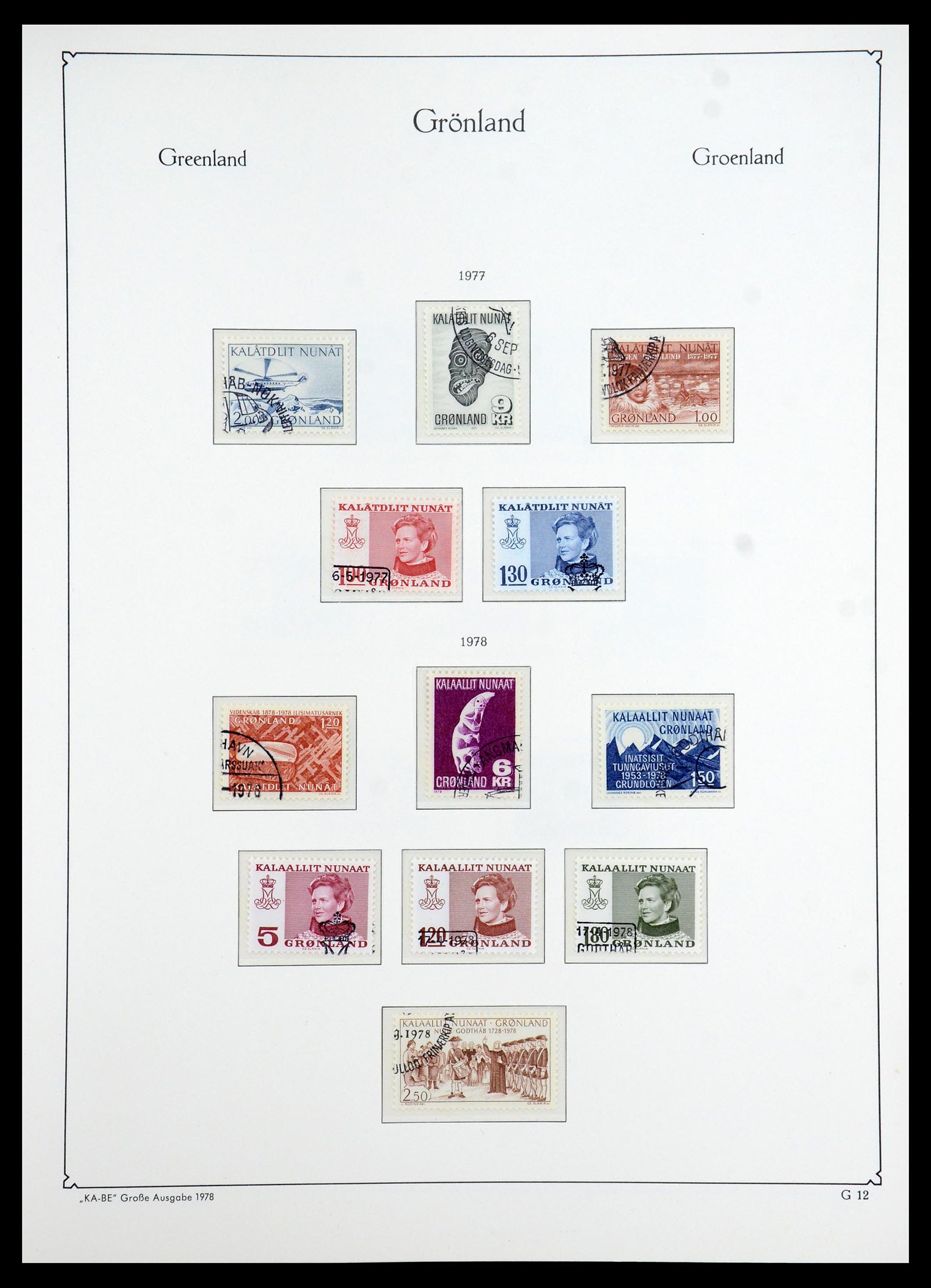 35347 014 - Postzegelverzameling 35347 Groenland 1905-2011.