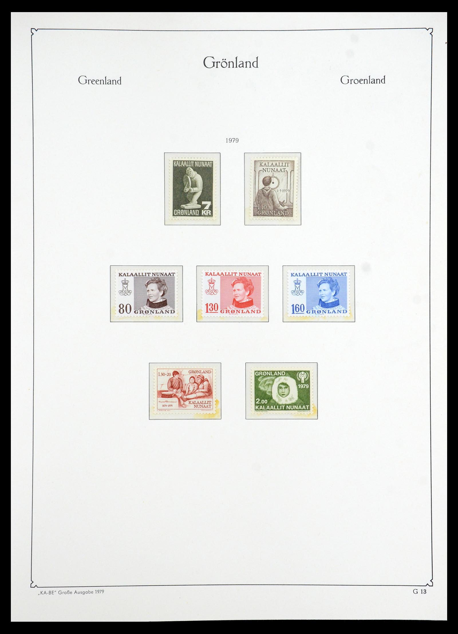 35347 015 - Postzegelverzameling 35347 Groenland 1905-2011.