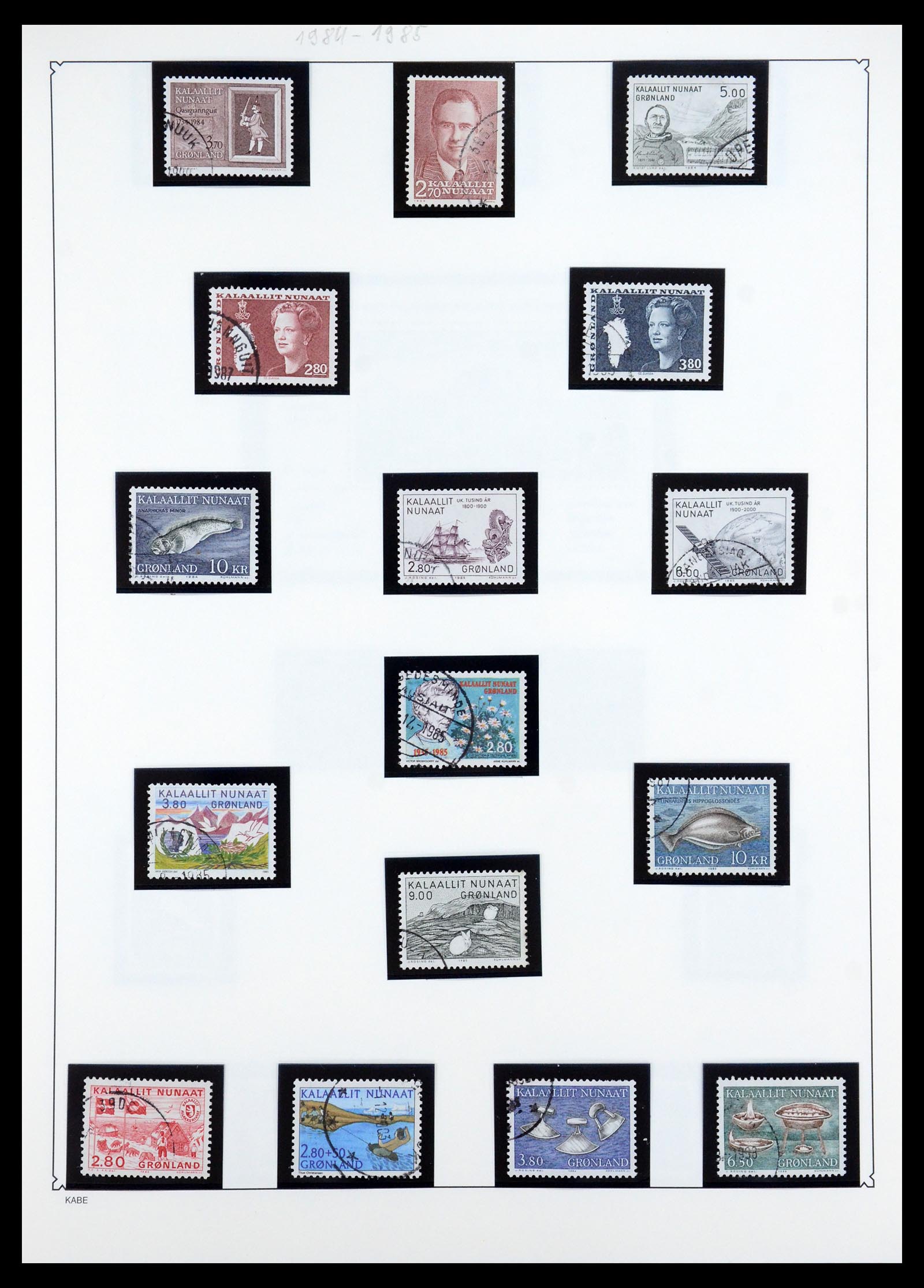 35347 019 - Postzegelverzameling 35347 Groenland 1905-2011.