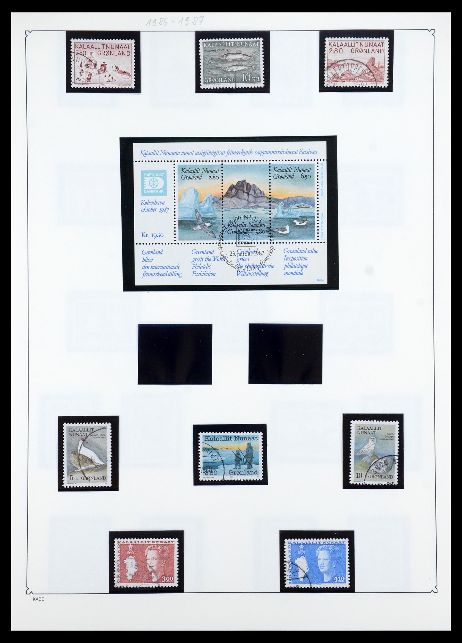 35347 020 - Postzegelverzameling 35347 Groenland 1905-2011.