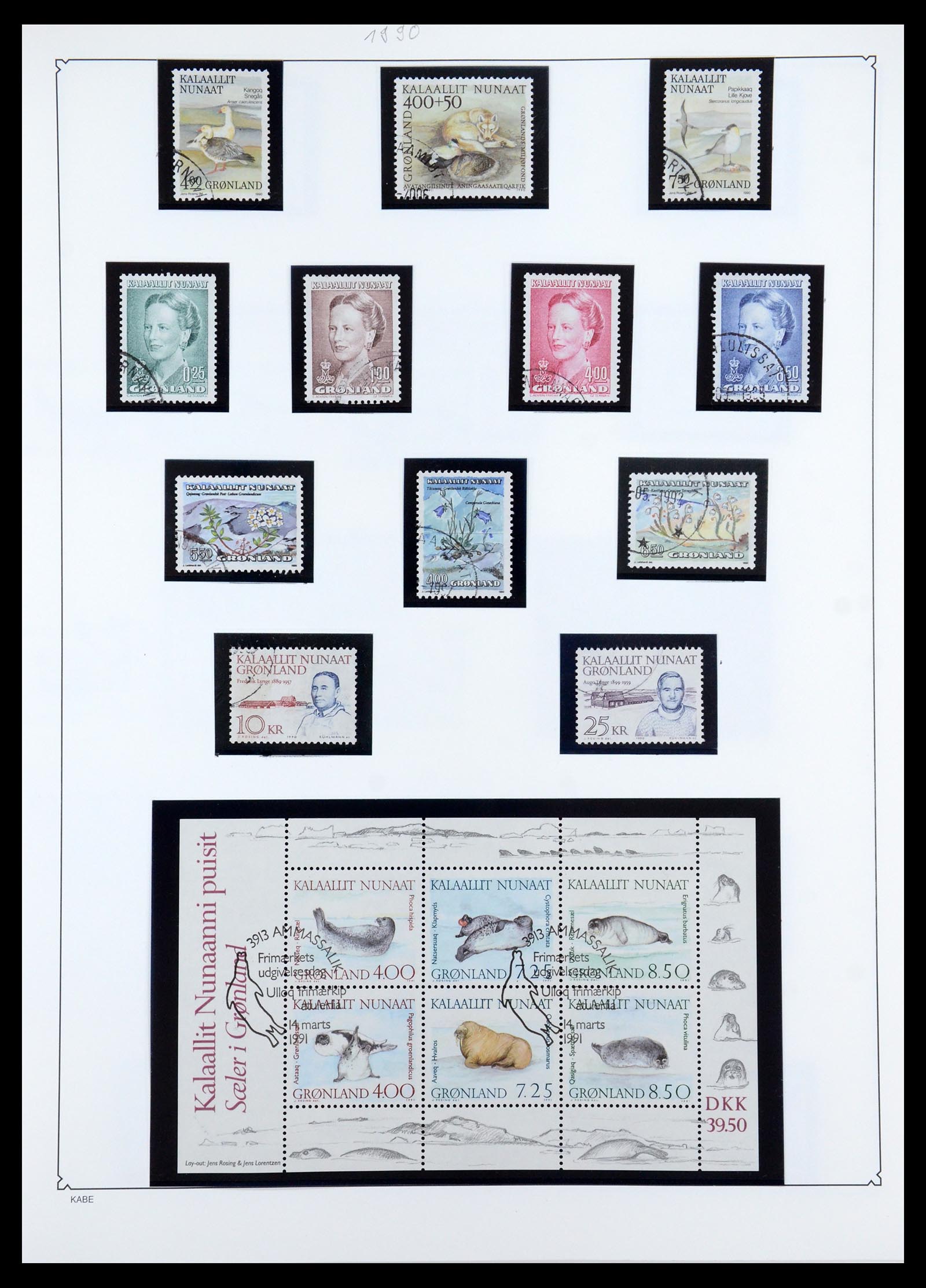 35347 022 - Postzegelverzameling 35347 Groenland 1905-2011.
