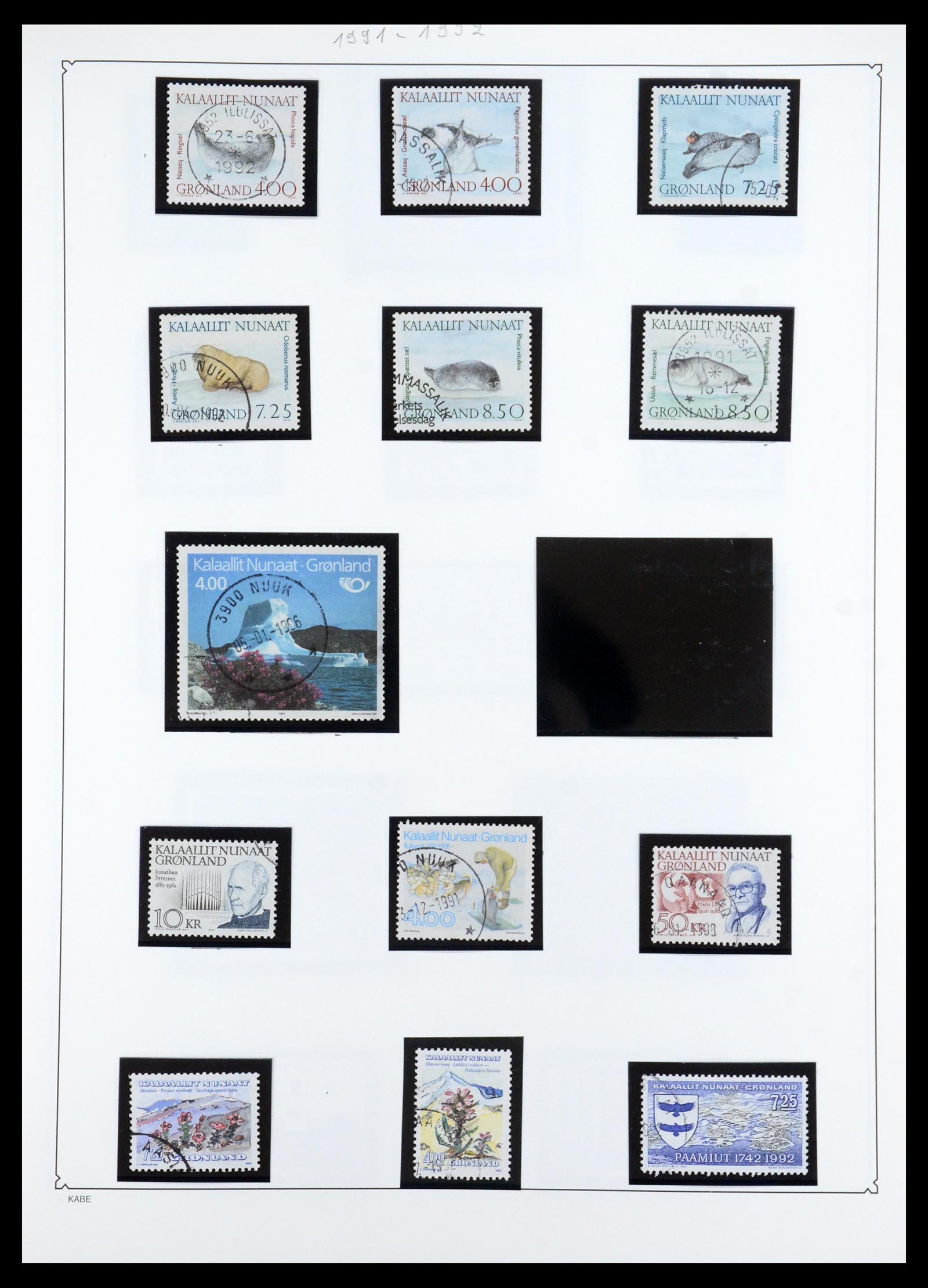 35347 024 - Postzegelverzameling 35347 Groenland 1905-2011.