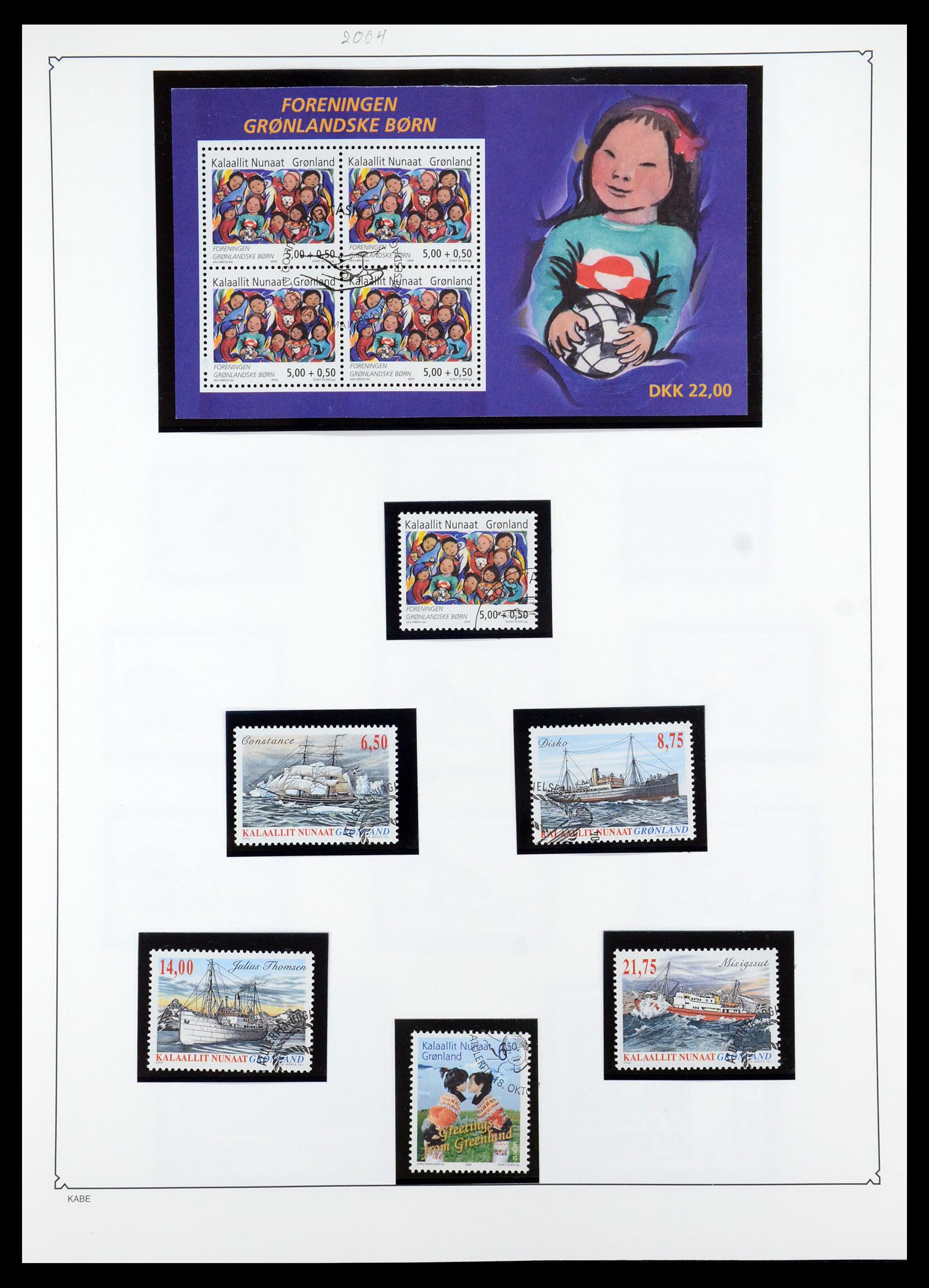 35347 032 - Postzegelverzameling 35347 Groenland 1905-2011.