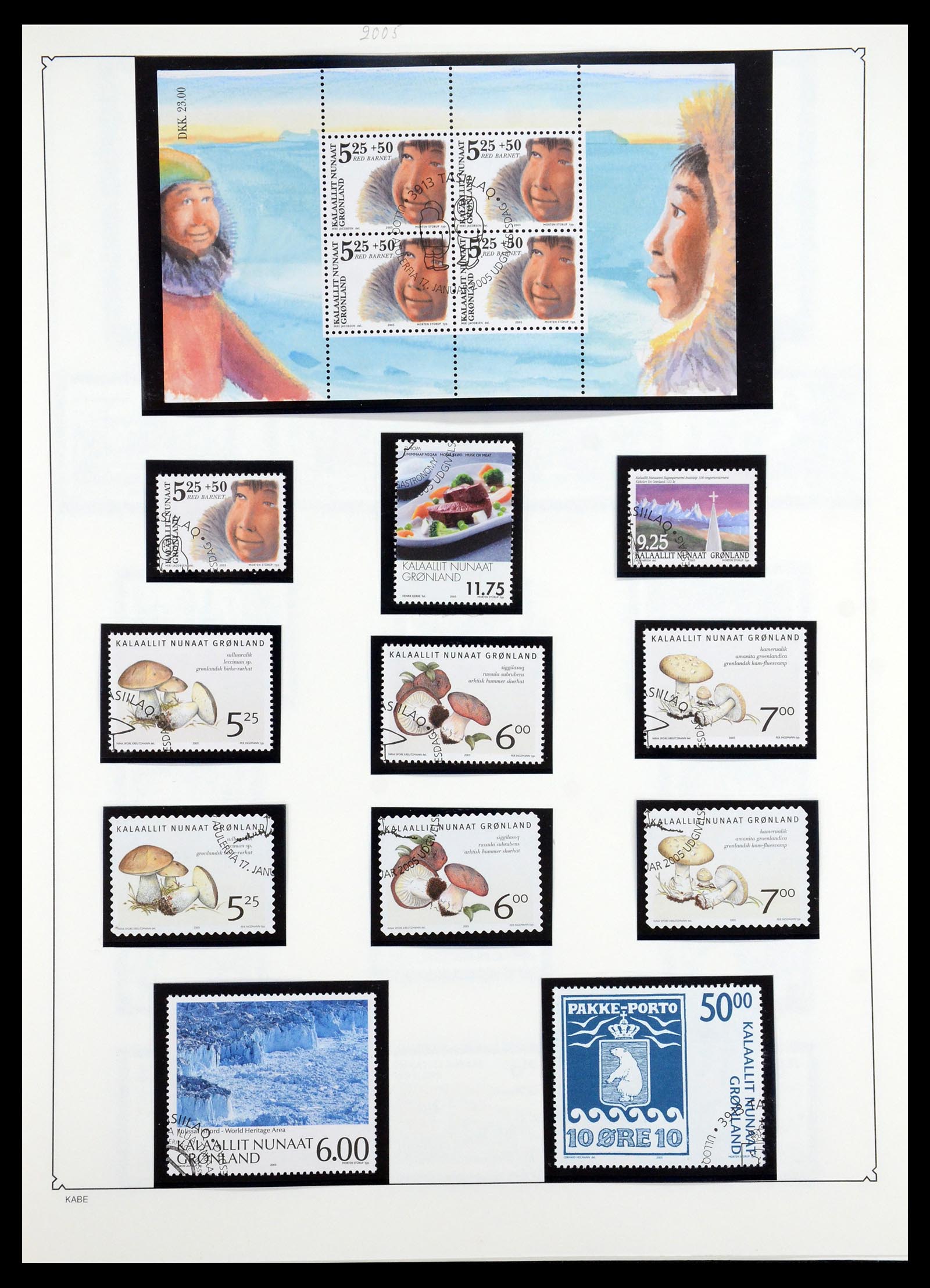 35347 033 - Postzegelverzameling 35347 Groenland 1905-2011.