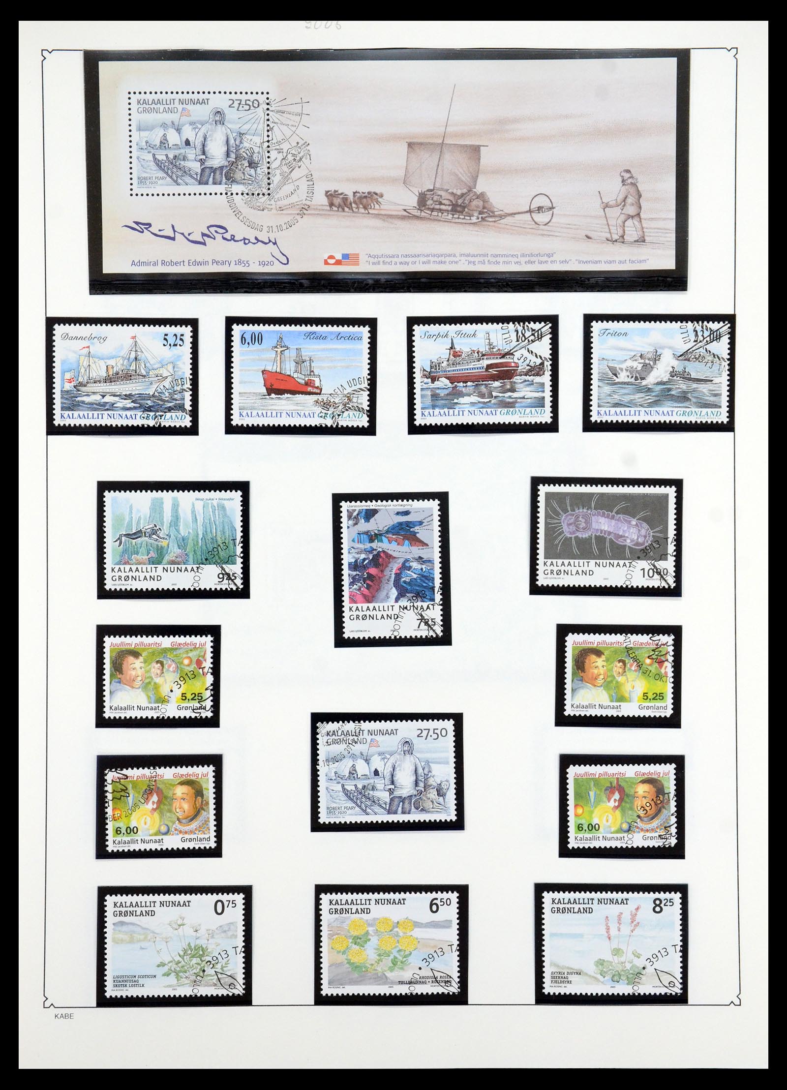 35347 034 - Postzegelverzameling 35347 Groenland 1905-2011.