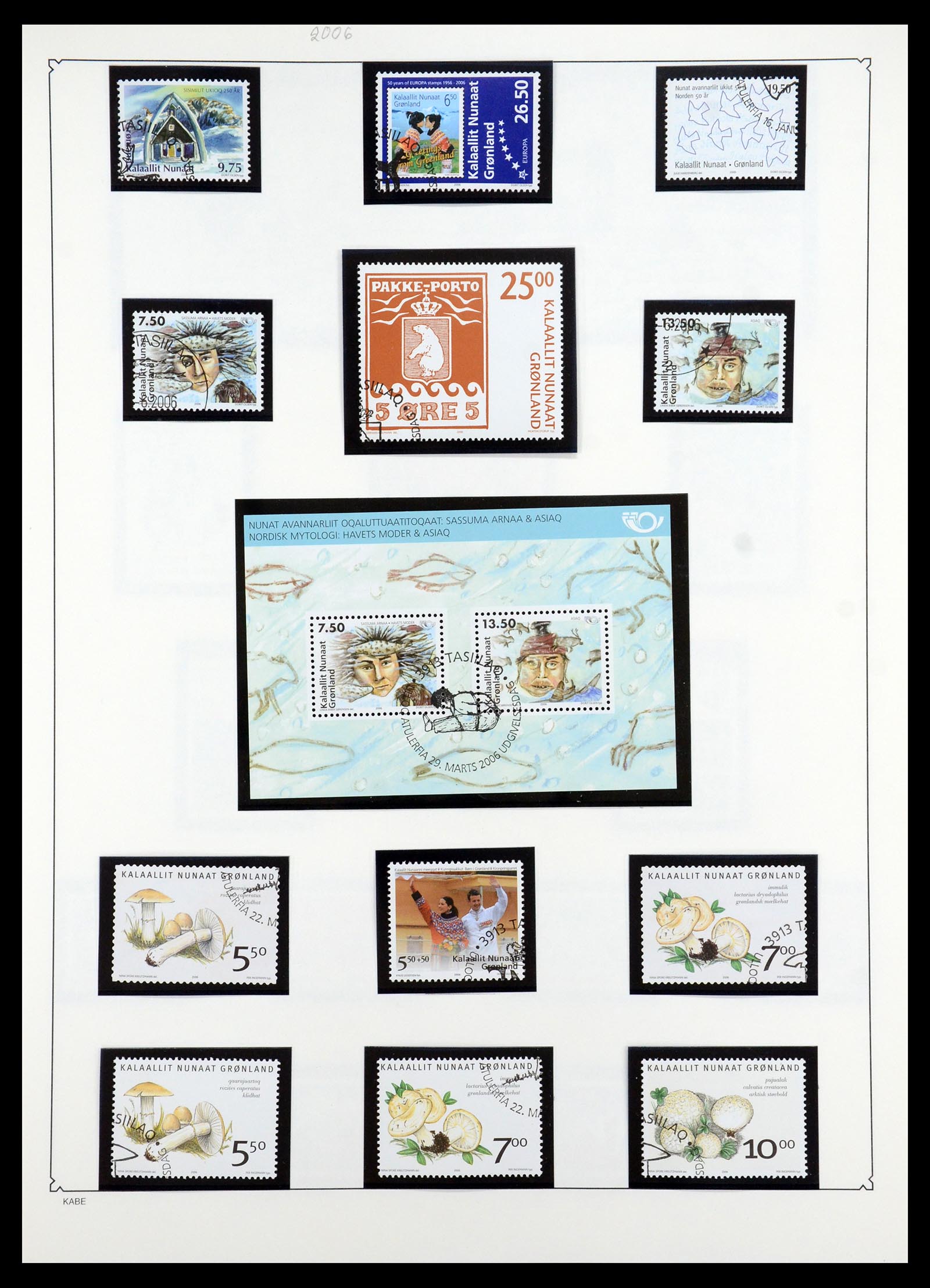 35347 035 - Postzegelverzameling 35347 Groenland 1905-2011.