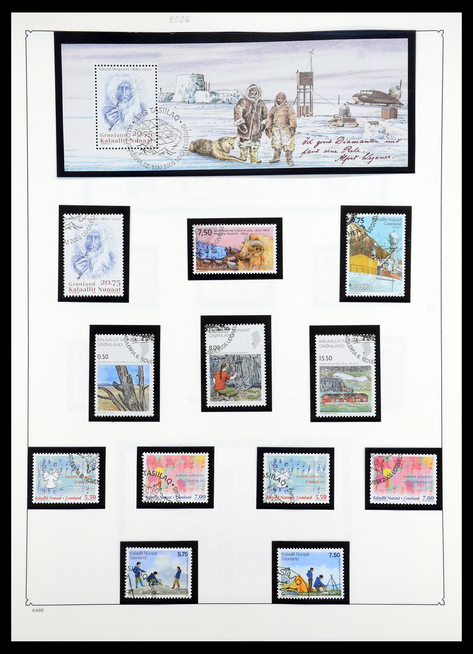 35347 036 - Postzegelverzameling 35347 Groenland 1905-2011.