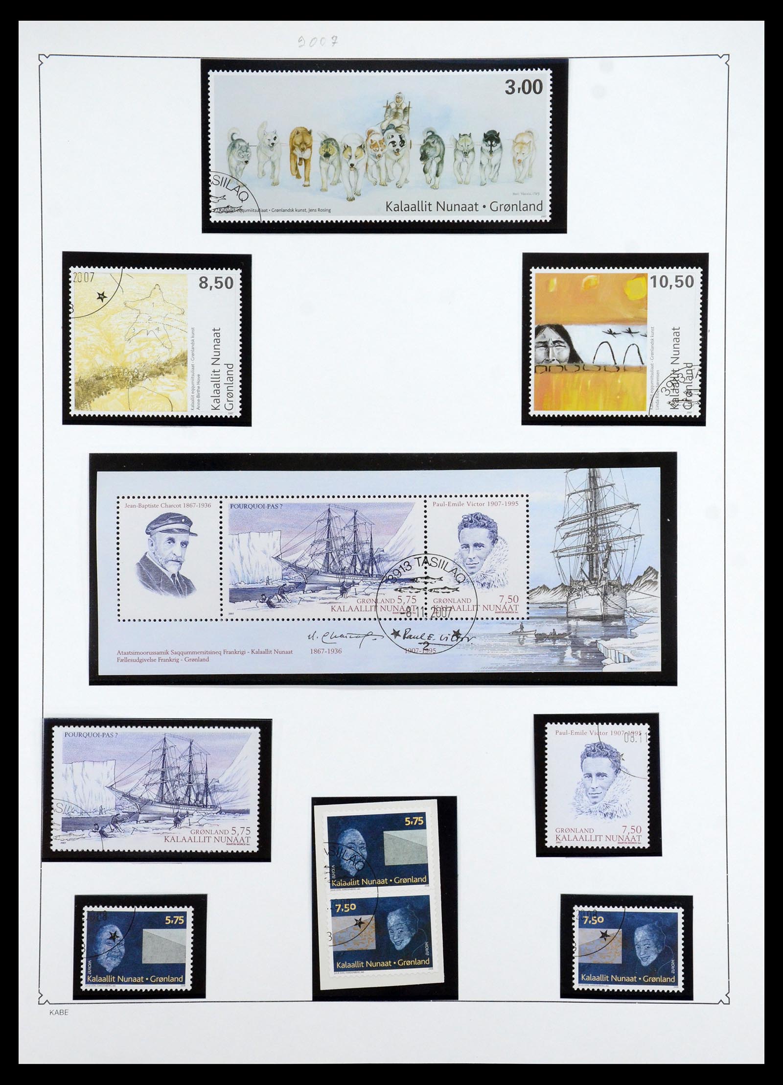 35347 039 - Postzegelverzameling 35347 Groenland 1905-2011.