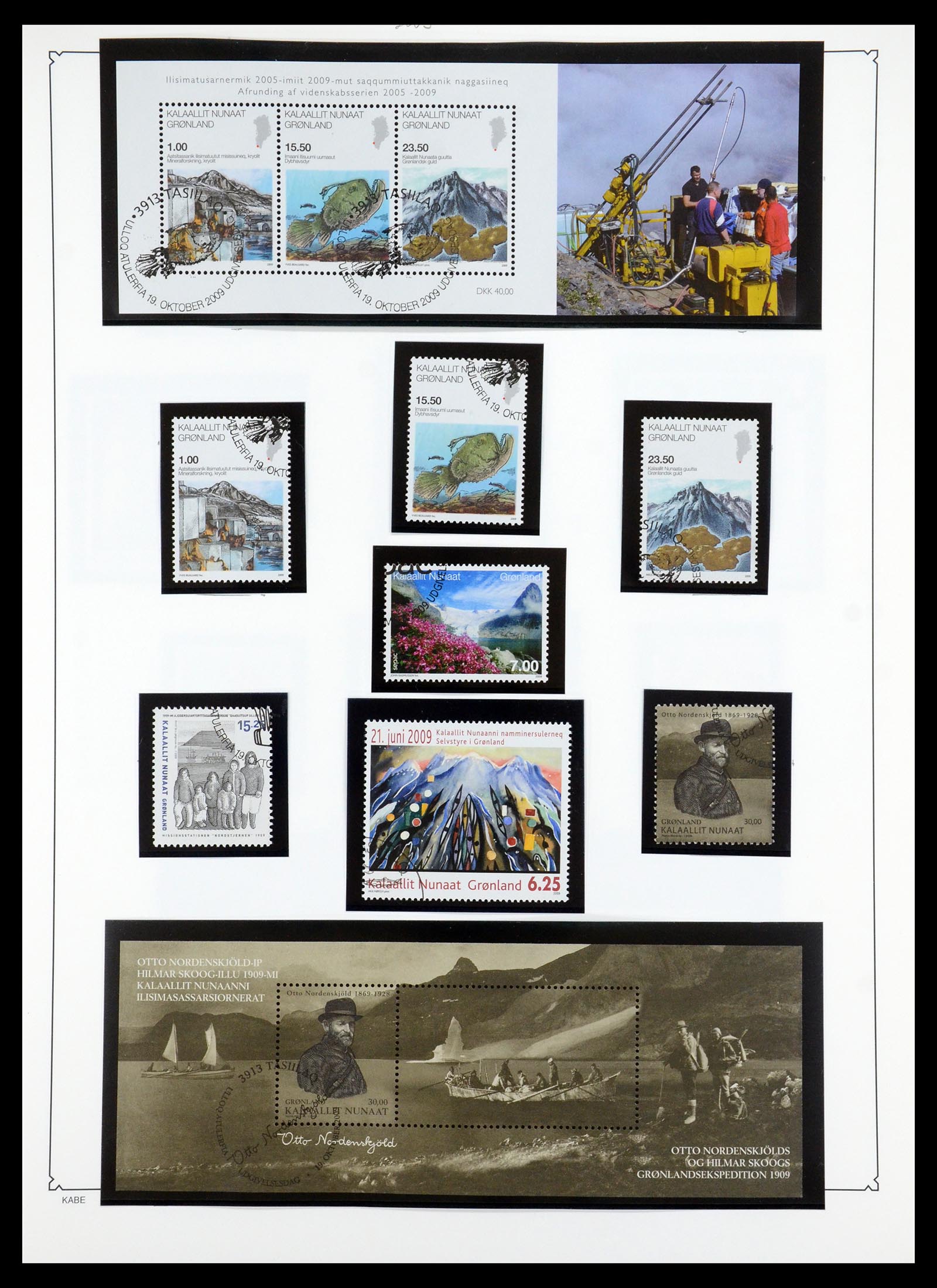 35347 044 - Postzegelverzameling 35347 Groenland 1905-2011.