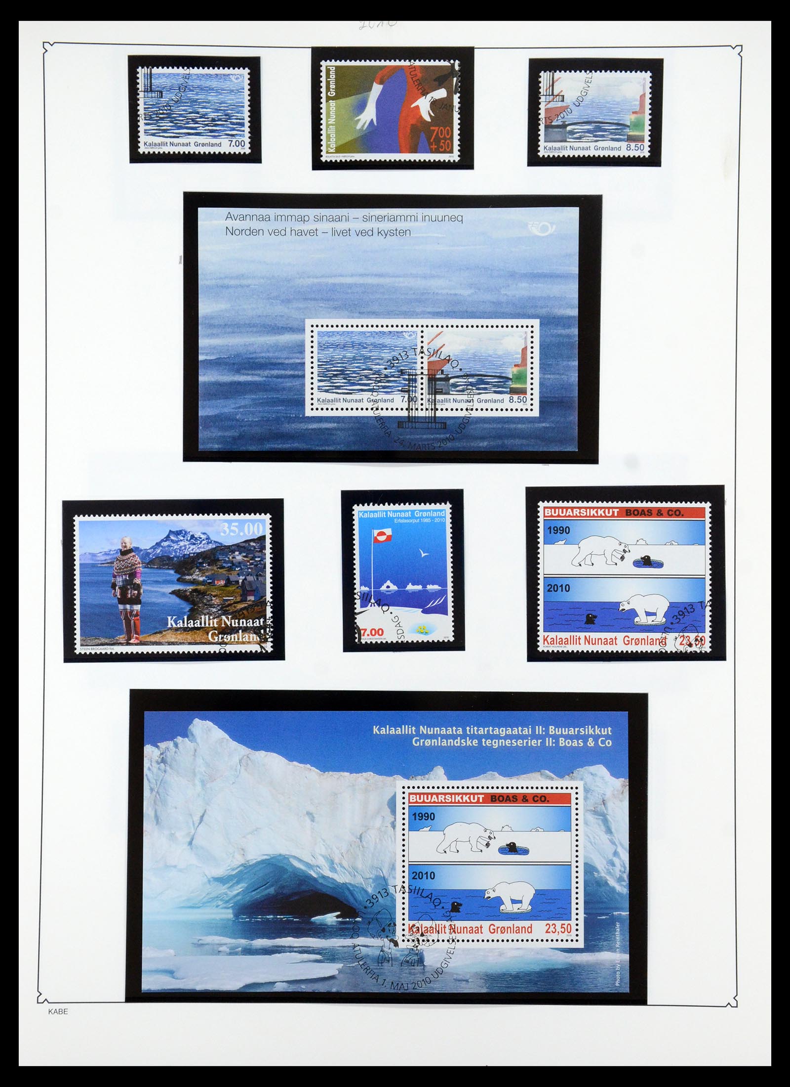 35347 046 - Postzegelverzameling 35347 Groenland 1905-2011.