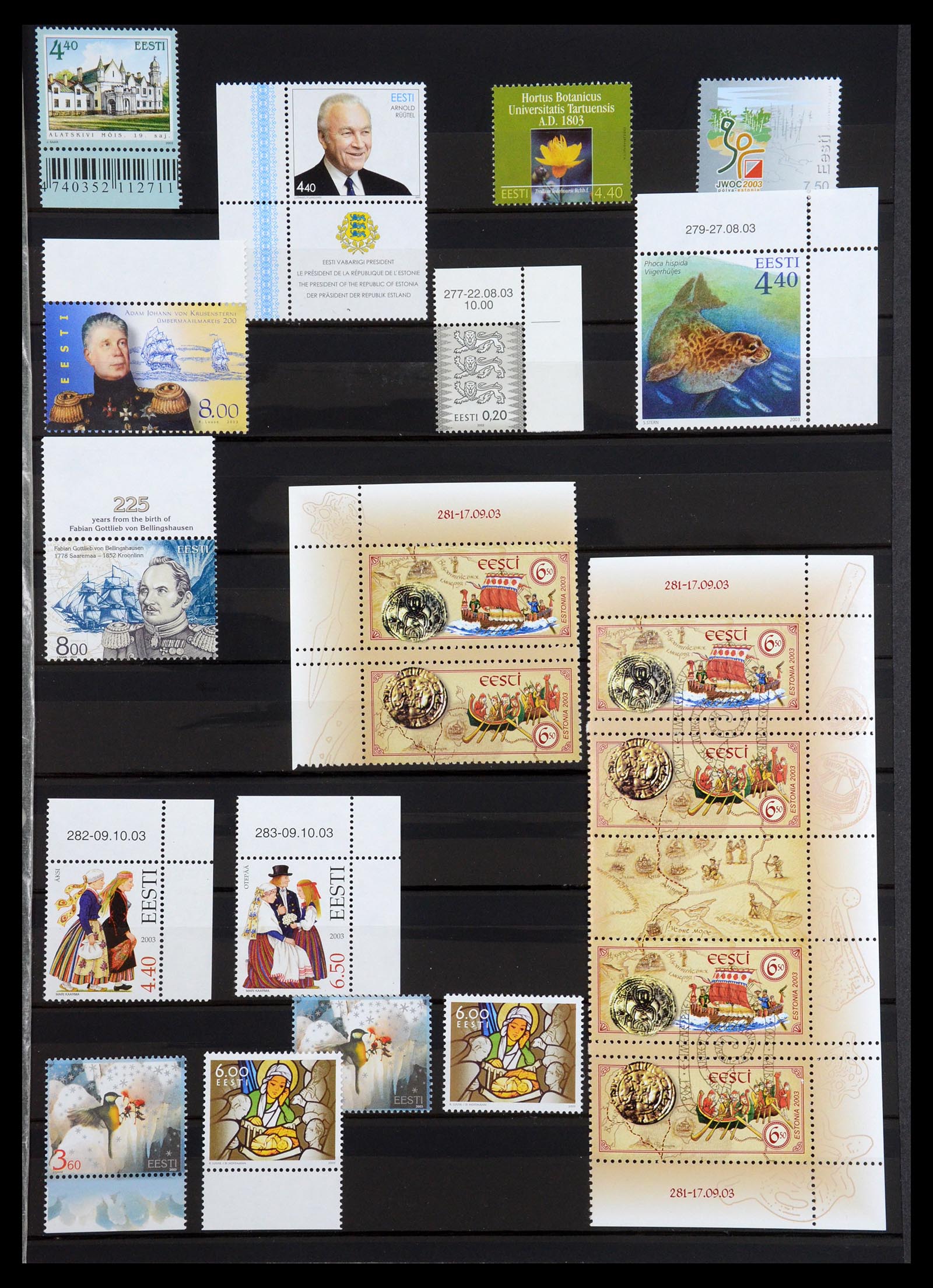 35348 003 - Postzegelverzameling 35348 Baltische Staten 1918-2019!