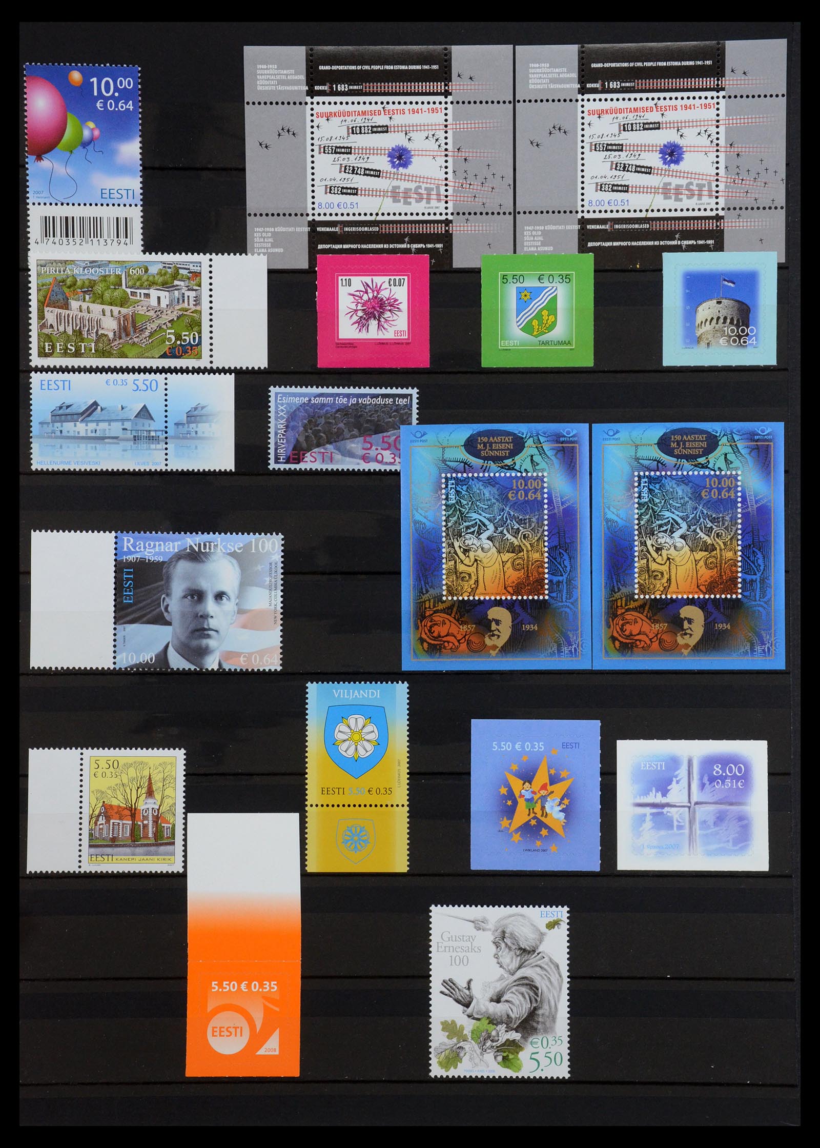 35348 011 - Postzegelverzameling 35348 Baltische Staten 1918-2019!