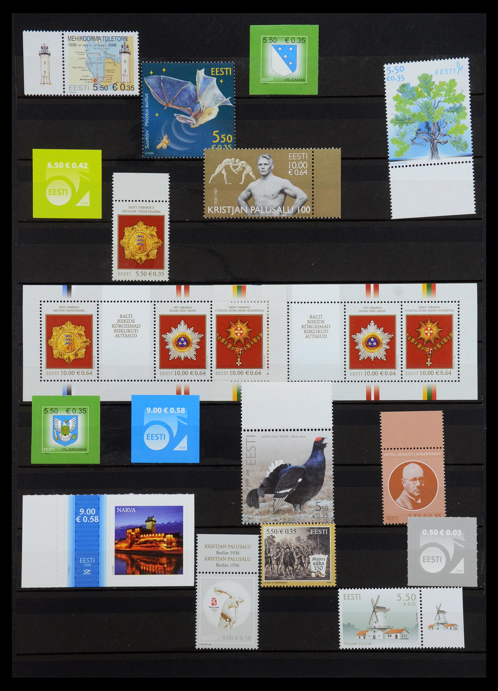 35348 012 - Postzegelverzameling 35348 Baltische Staten 1918-2019!