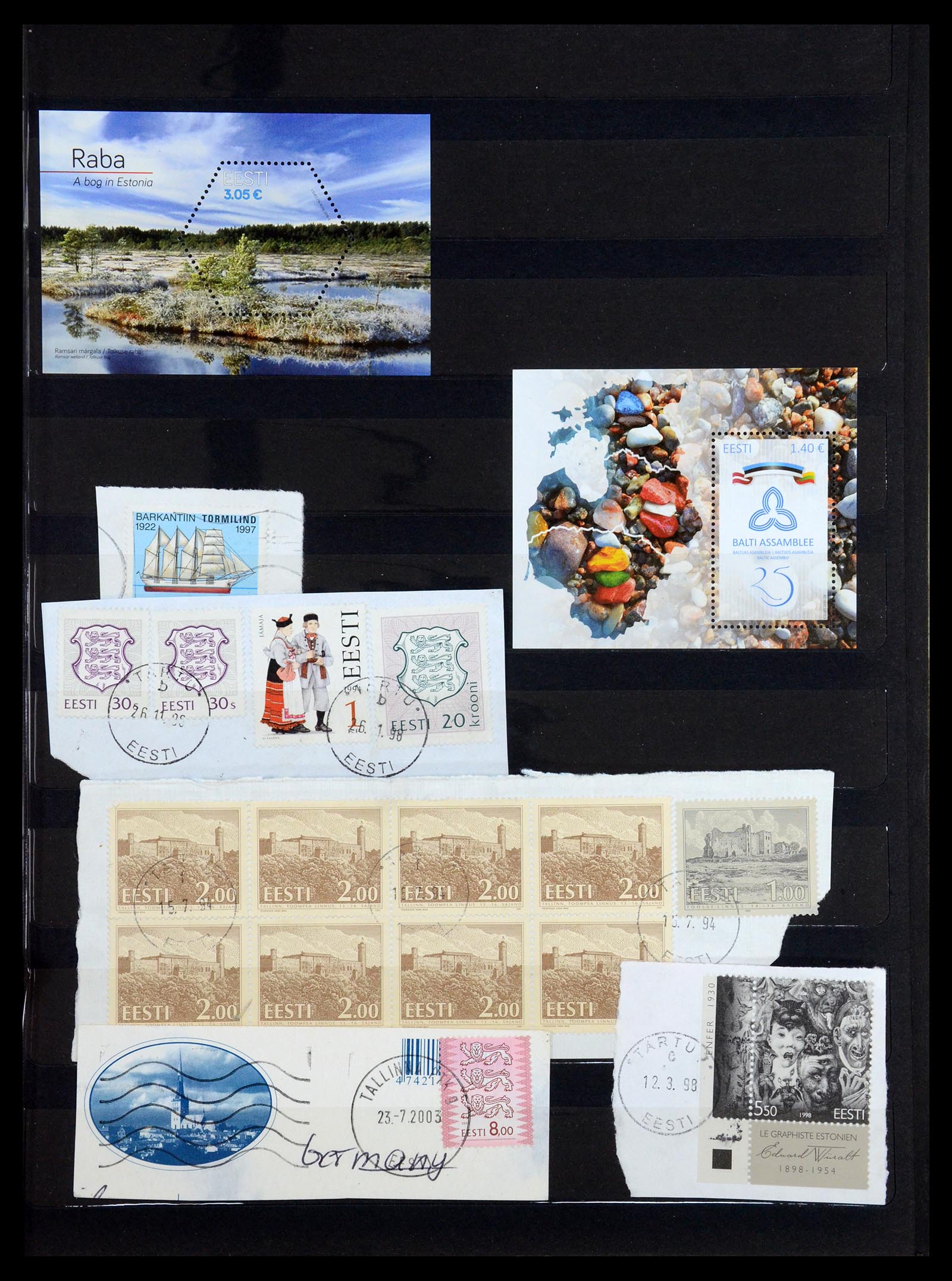 35348 018 - Postzegelverzameling 35348 Baltische Staten 1918-2019!