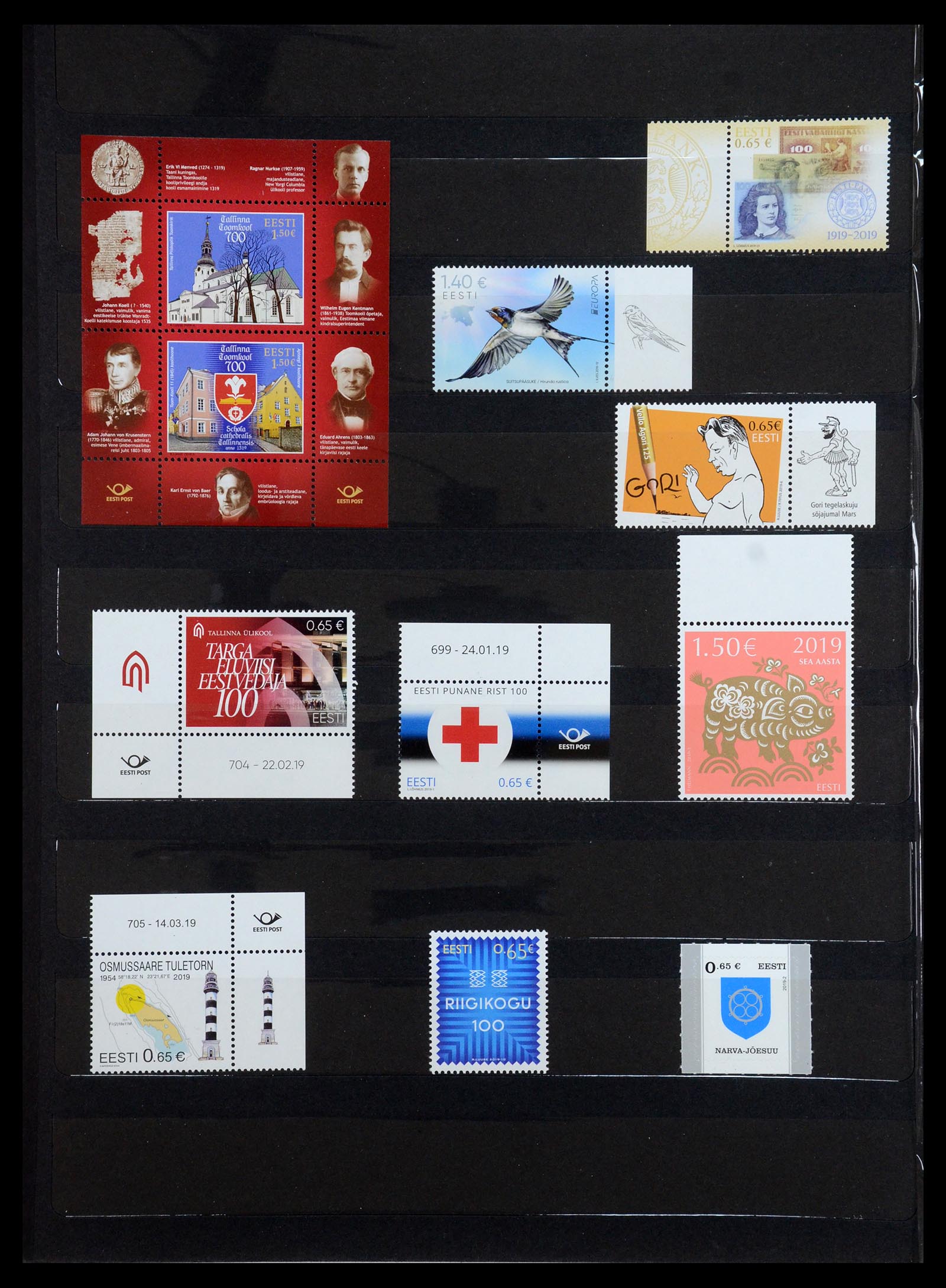 35348 019 - Postzegelverzameling 35348 Baltische Staten 1918-2019!