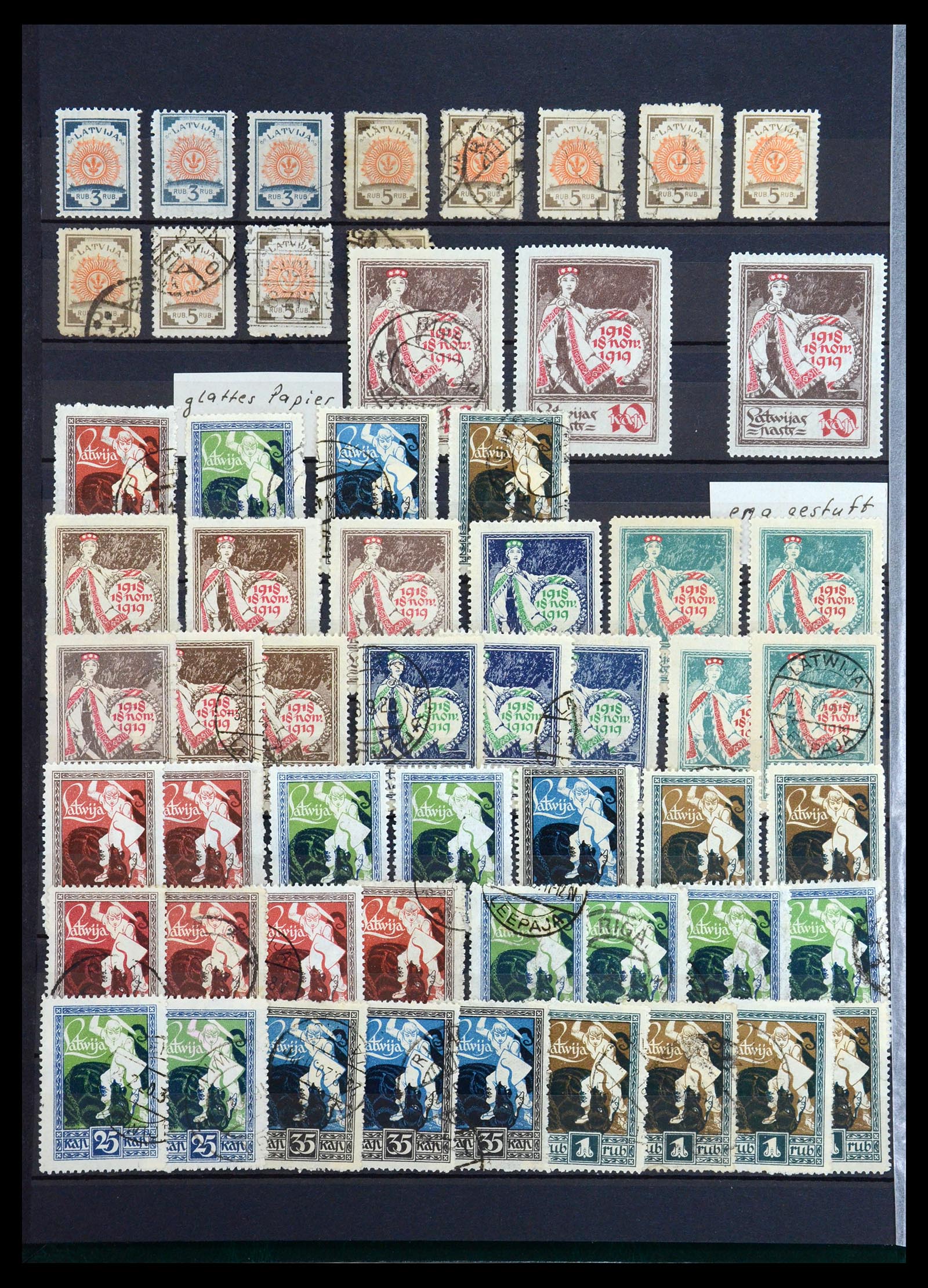 35348 025 - Postzegelverzameling 35348 Baltische Staten 1918-2019!