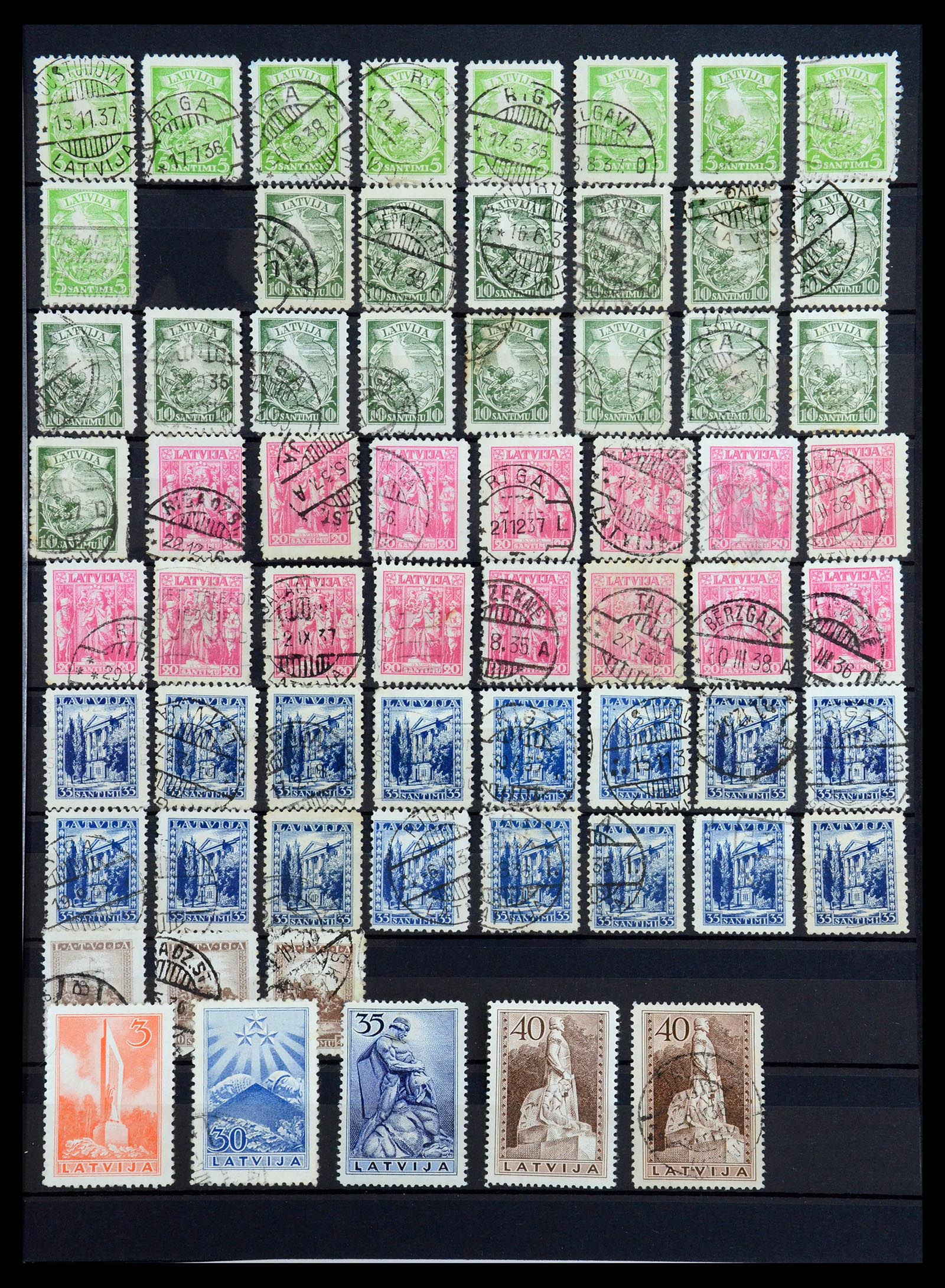 35348 032 - Postzegelverzameling 35348 Baltische Staten 1918-2019!