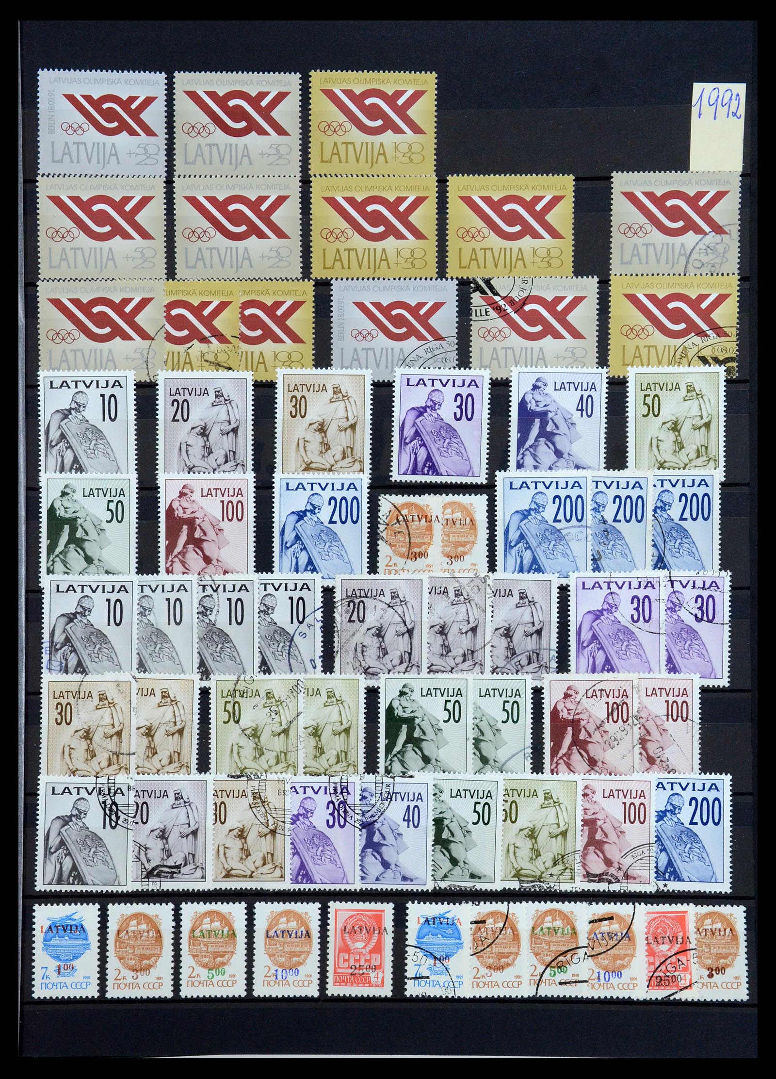 35348 036 - Postzegelverzameling 35348 Baltische Staten 1918-2019!