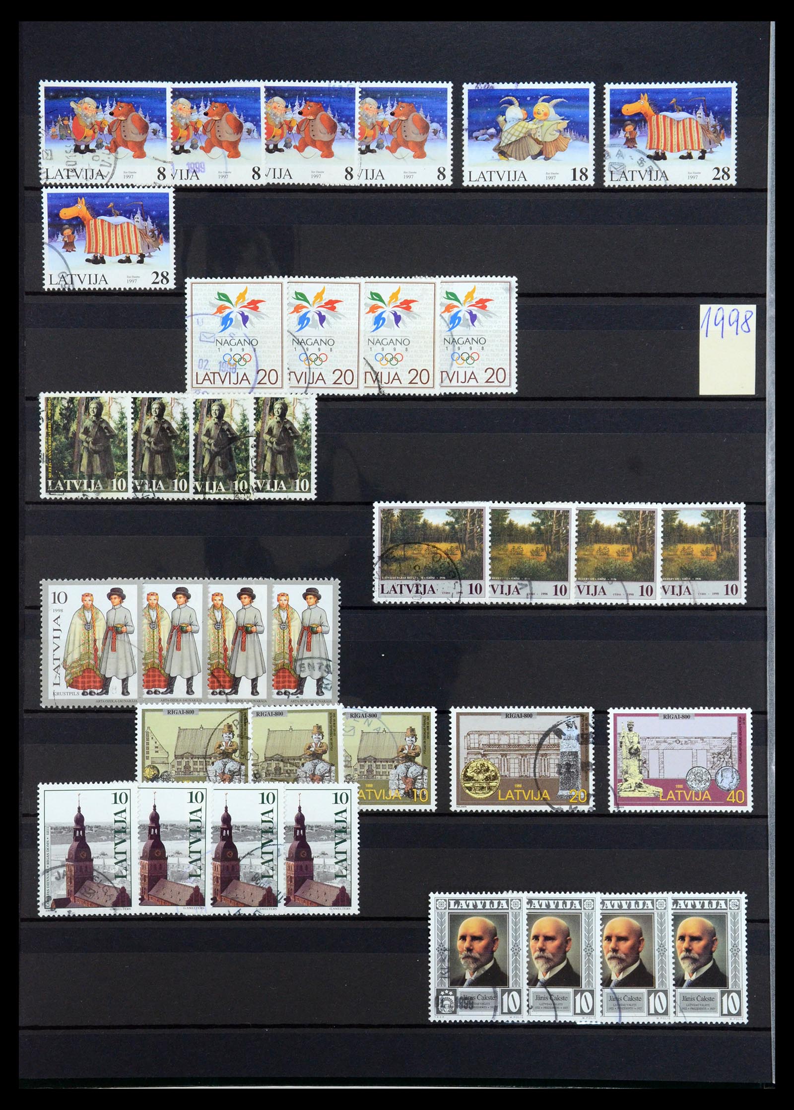 35348 043 - Postzegelverzameling 35348 Baltische Staten 1918-2019!