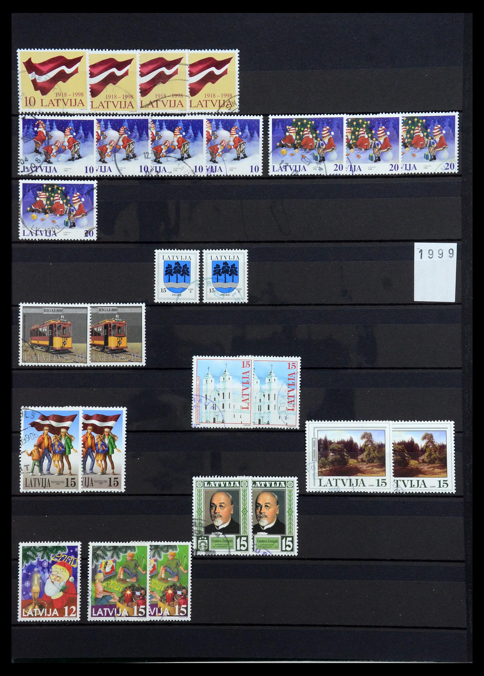 35348 044 - Postzegelverzameling 35348 Baltische Staten 1918-2019!