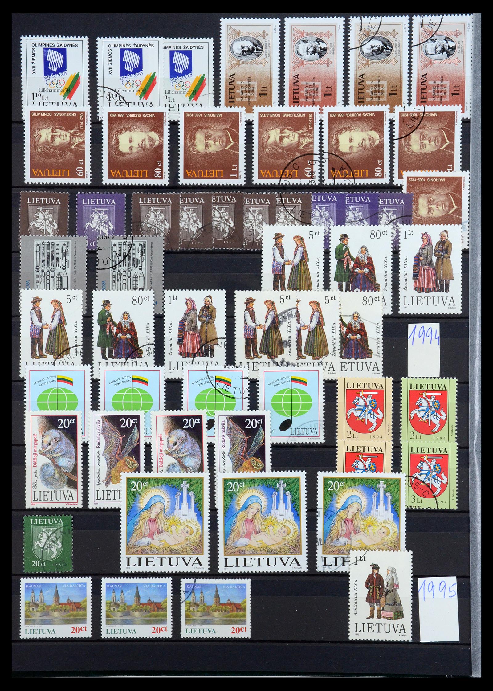 35348 073 - Postzegelverzameling 35348 Baltische Staten 1918-2019!