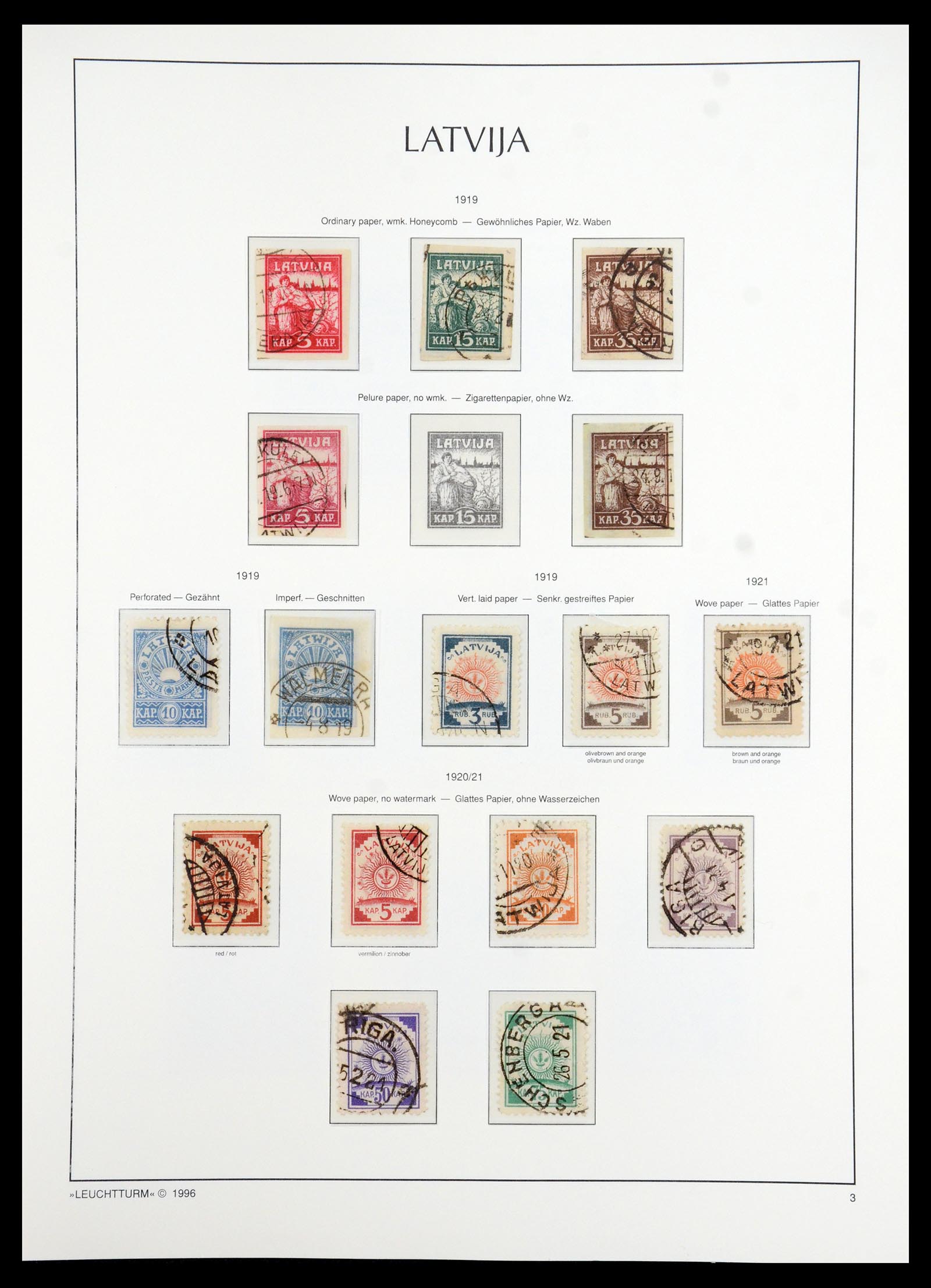 35349 004 - Postzegelverzameling 35349 Baltische Staten 1918-1940.