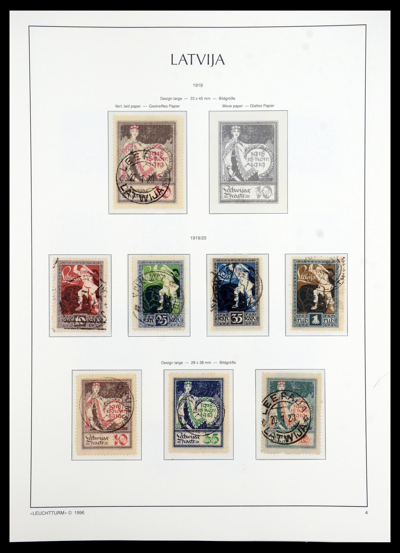 35349 005 - Postzegelverzameling 35349 Baltische Staten 1918-1940.
