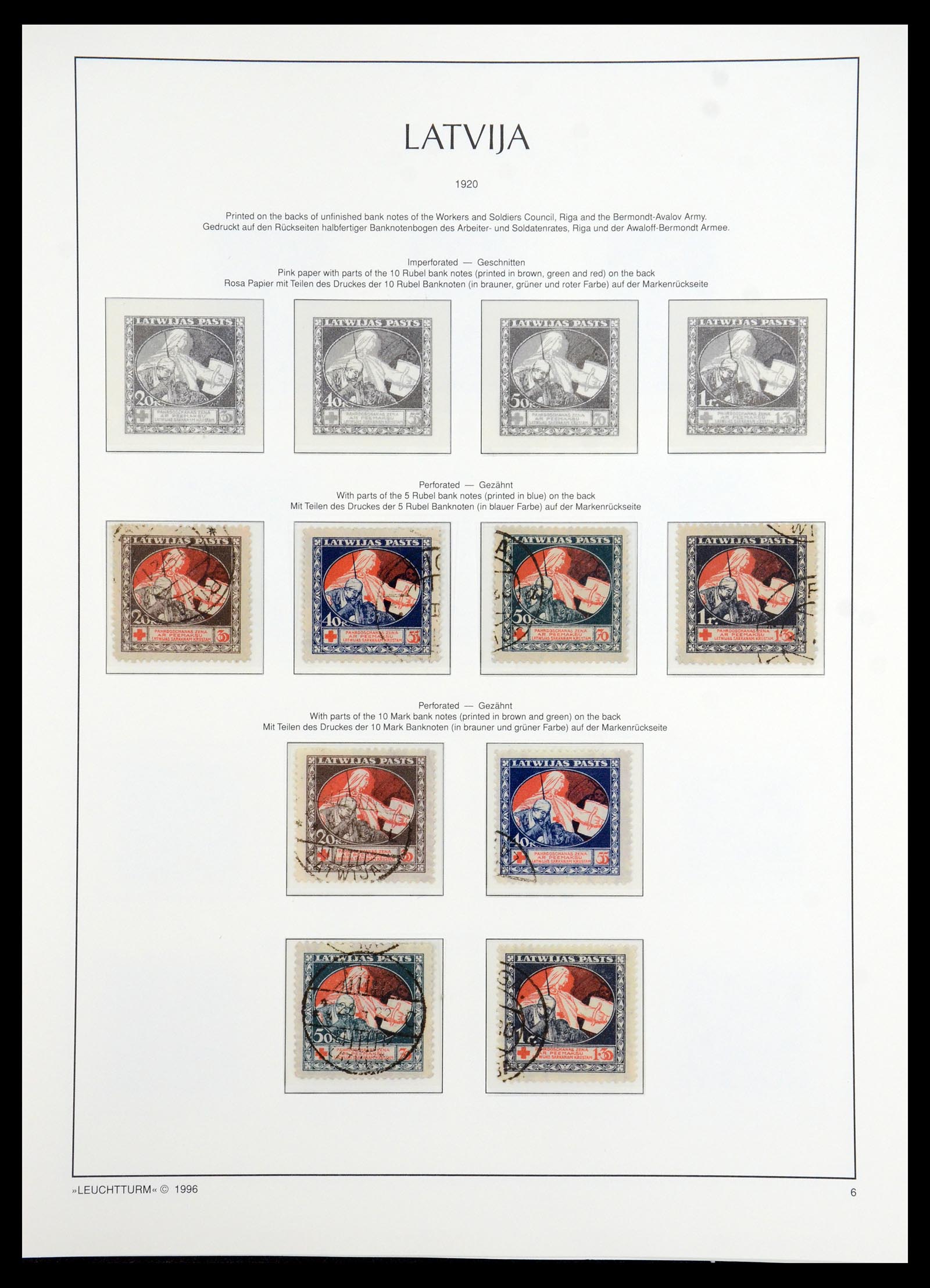 35349 007 - Postzegelverzameling 35349 Baltische Staten 1918-1940.