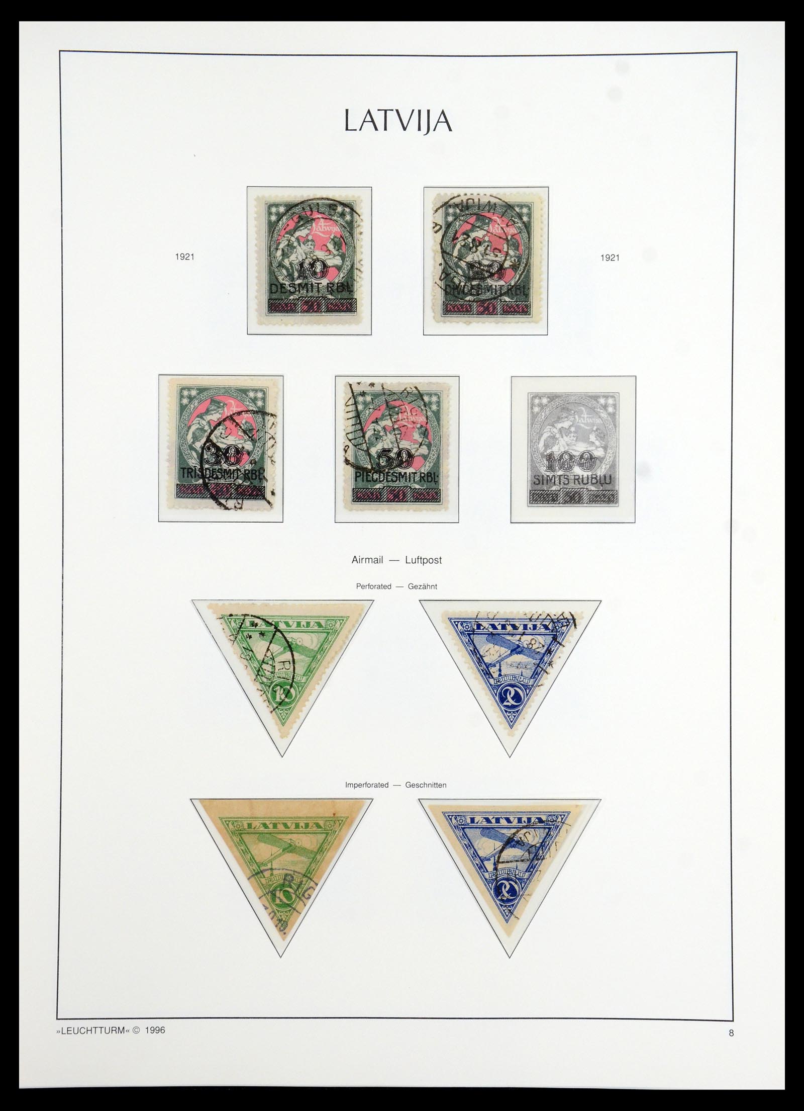 35349 009 - Postzegelverzameling 35349 Baltische Staten 1918-1940.