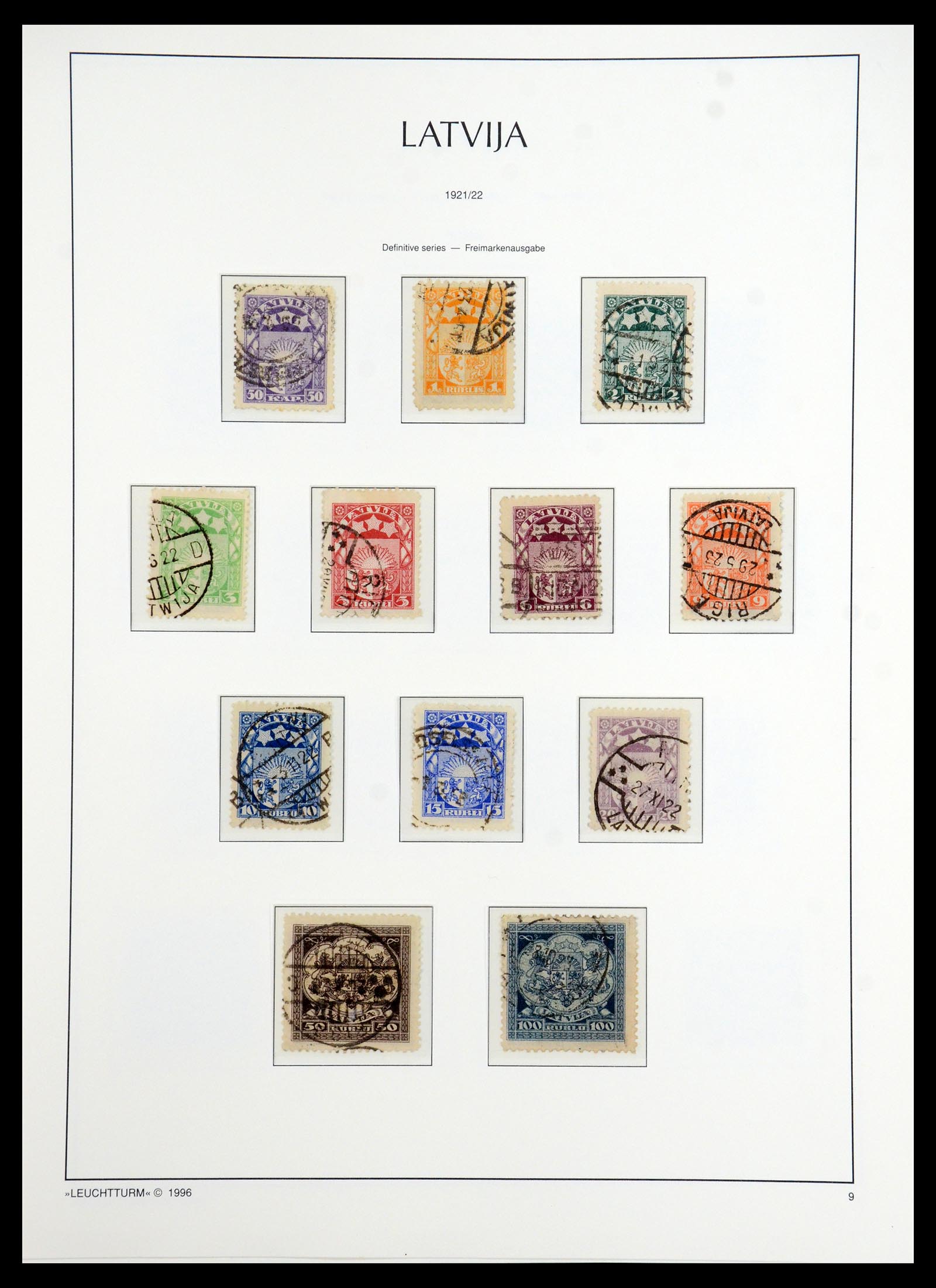 35349 010 - Postzegelverzameling 35349 Baltische Staten 1918-1940.
