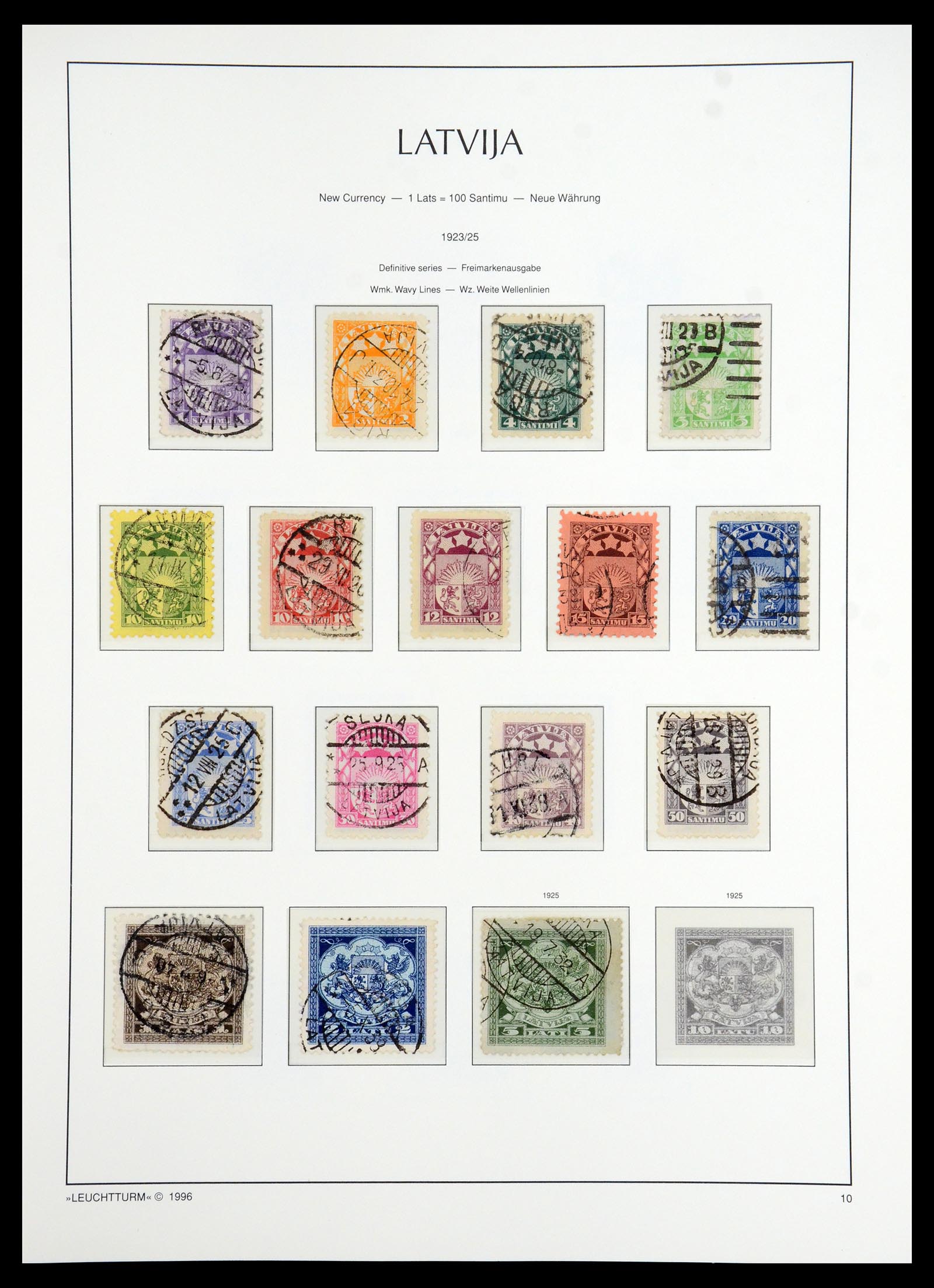 35349 011 - Postzegelverzameling 35349 Baltische Staten 1918-1940.