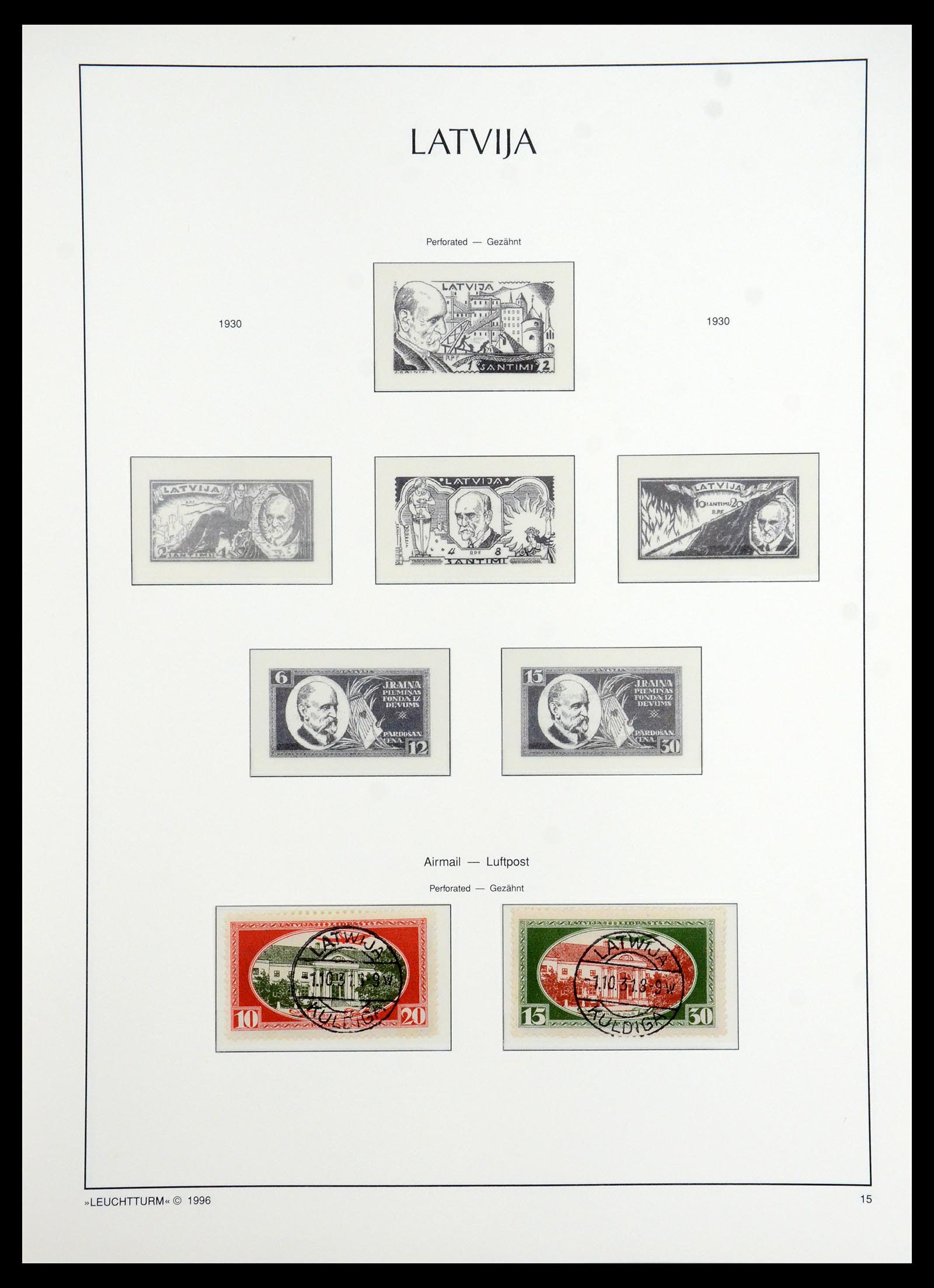 35349 018 - Postzegelverzameling 35349 Baltische Staten 1918-1940.