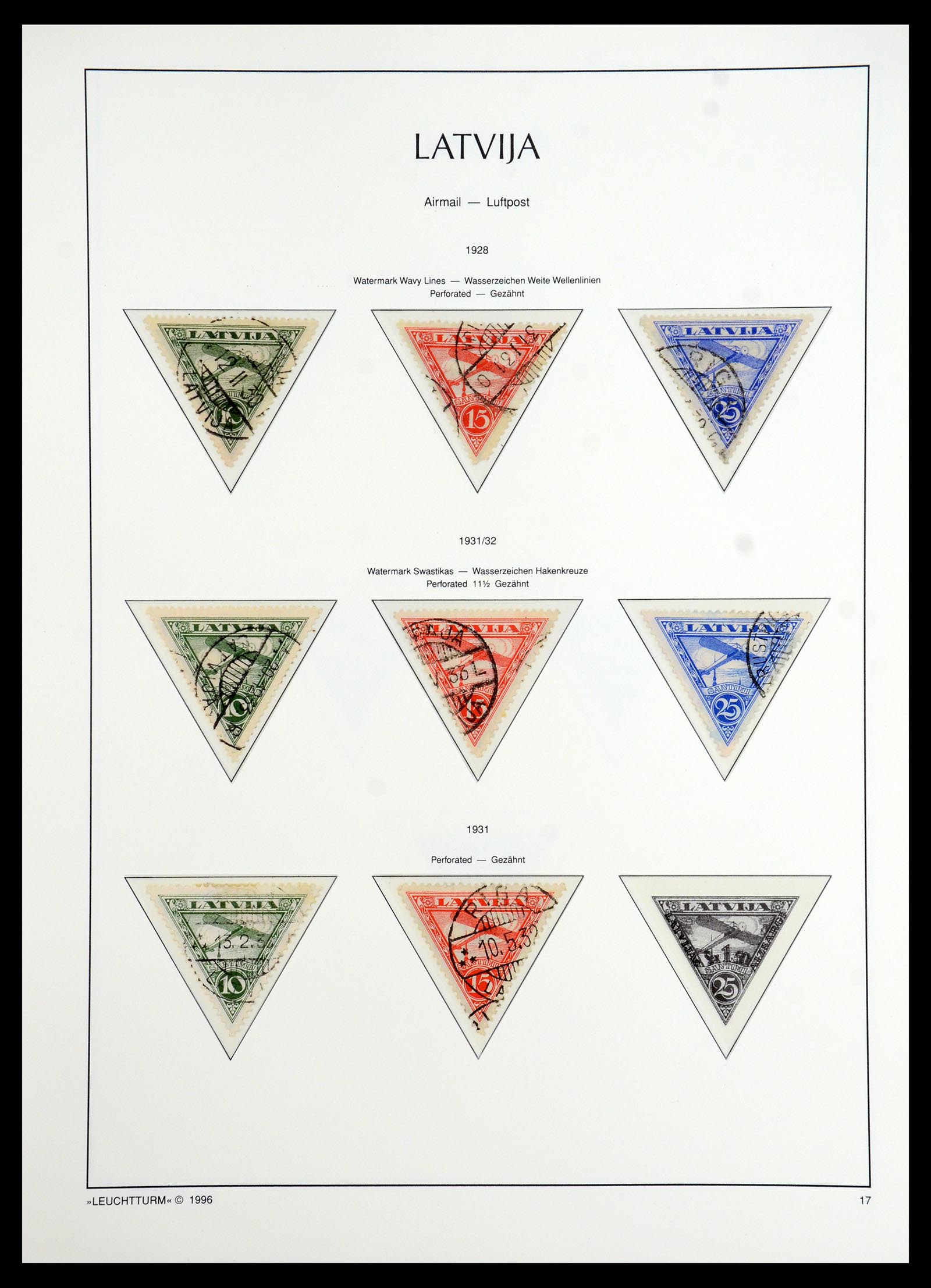 35349 020 - Postzegelverzameling 35349 Baltische Staten 1918-1940.