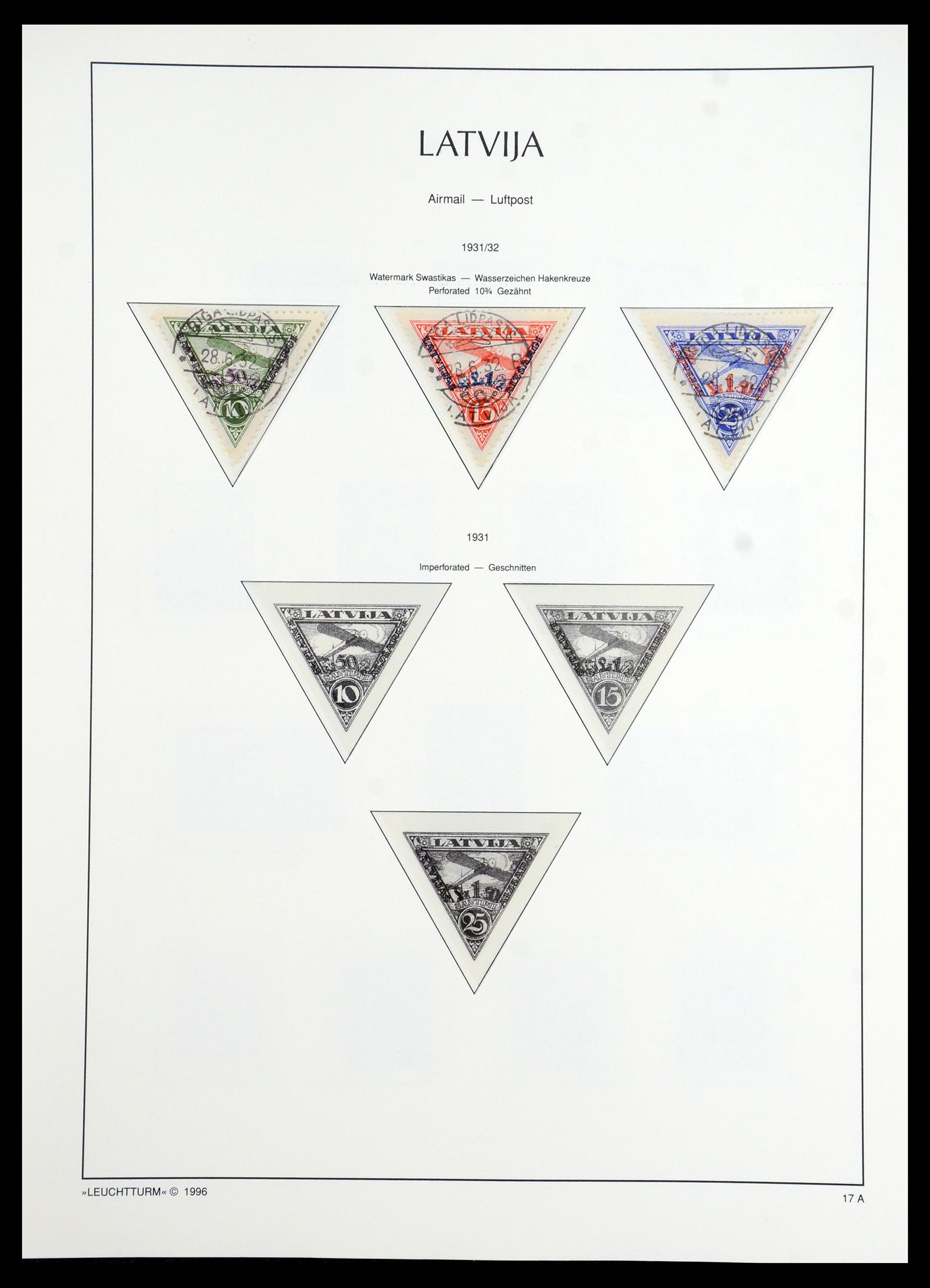 35349 021 - Postzegelverzameling 35349 Baltische Staten 1918-1940.