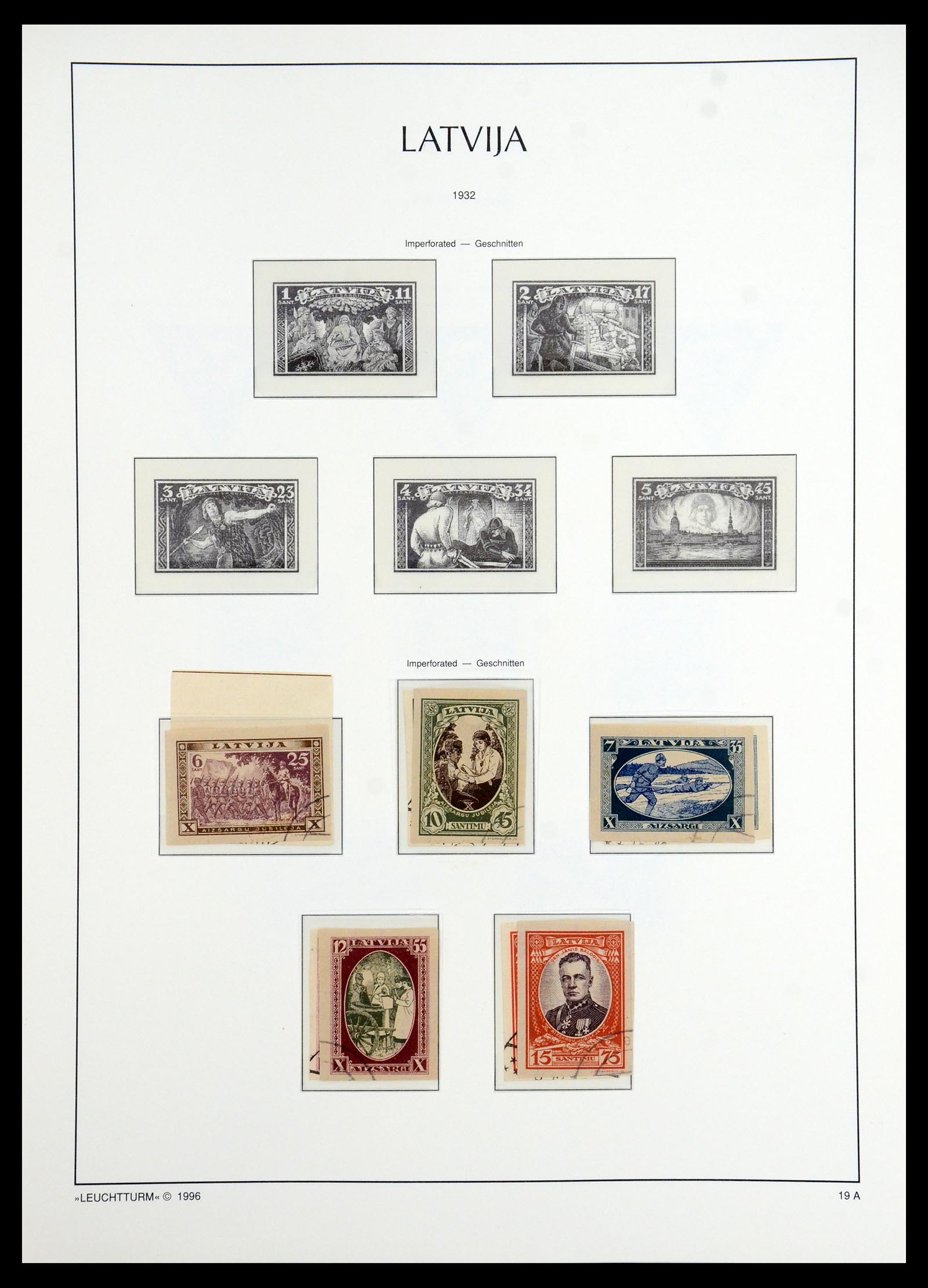 35349 024 - Postzegelverzameling 35349 Baltische Staten 1918-1940.