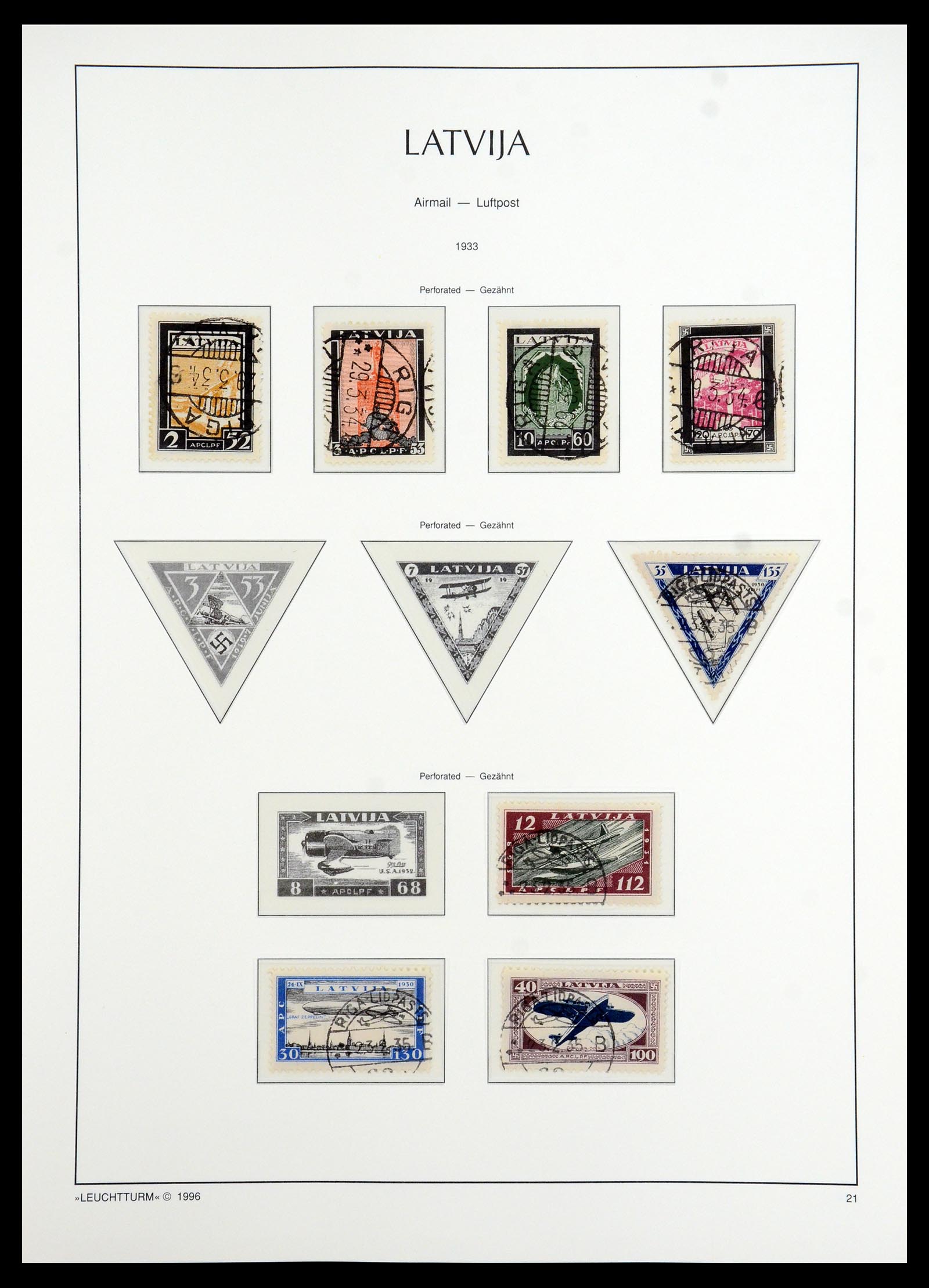 35349 026 - Postzegelverzameling 35349 Baltische Staten 1918-1940.