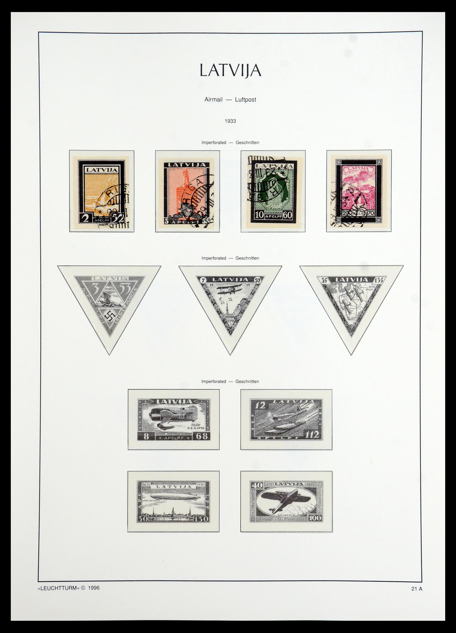 35349 027 - Postzegelverzameling 35349 Baltische Staten 1918-1940.