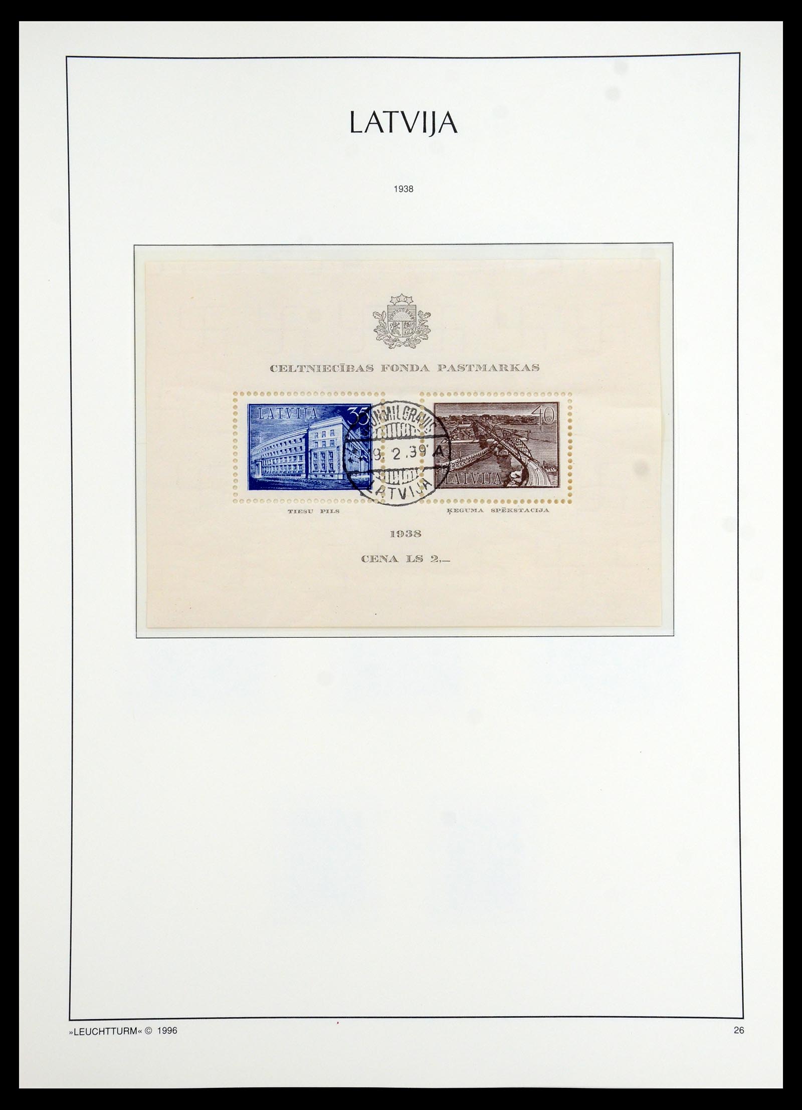 35349 031 - Postzegelverzameling 35349 Baltische Staten 1918-1940.