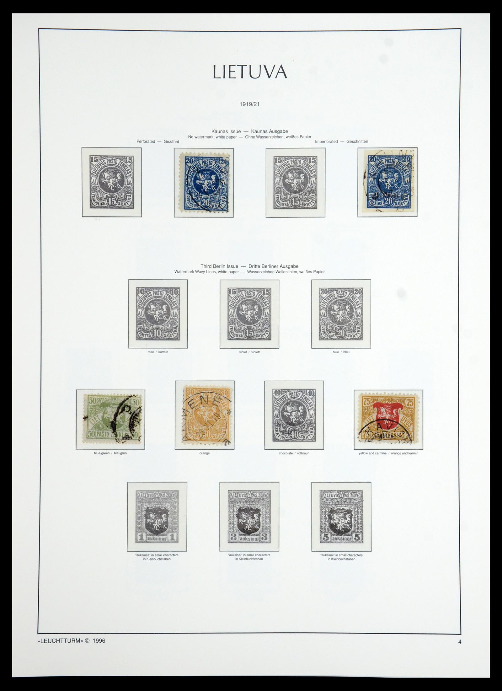 35349 039 - Postzegelverzameling 35349 Baltische Staten 1918-1940.