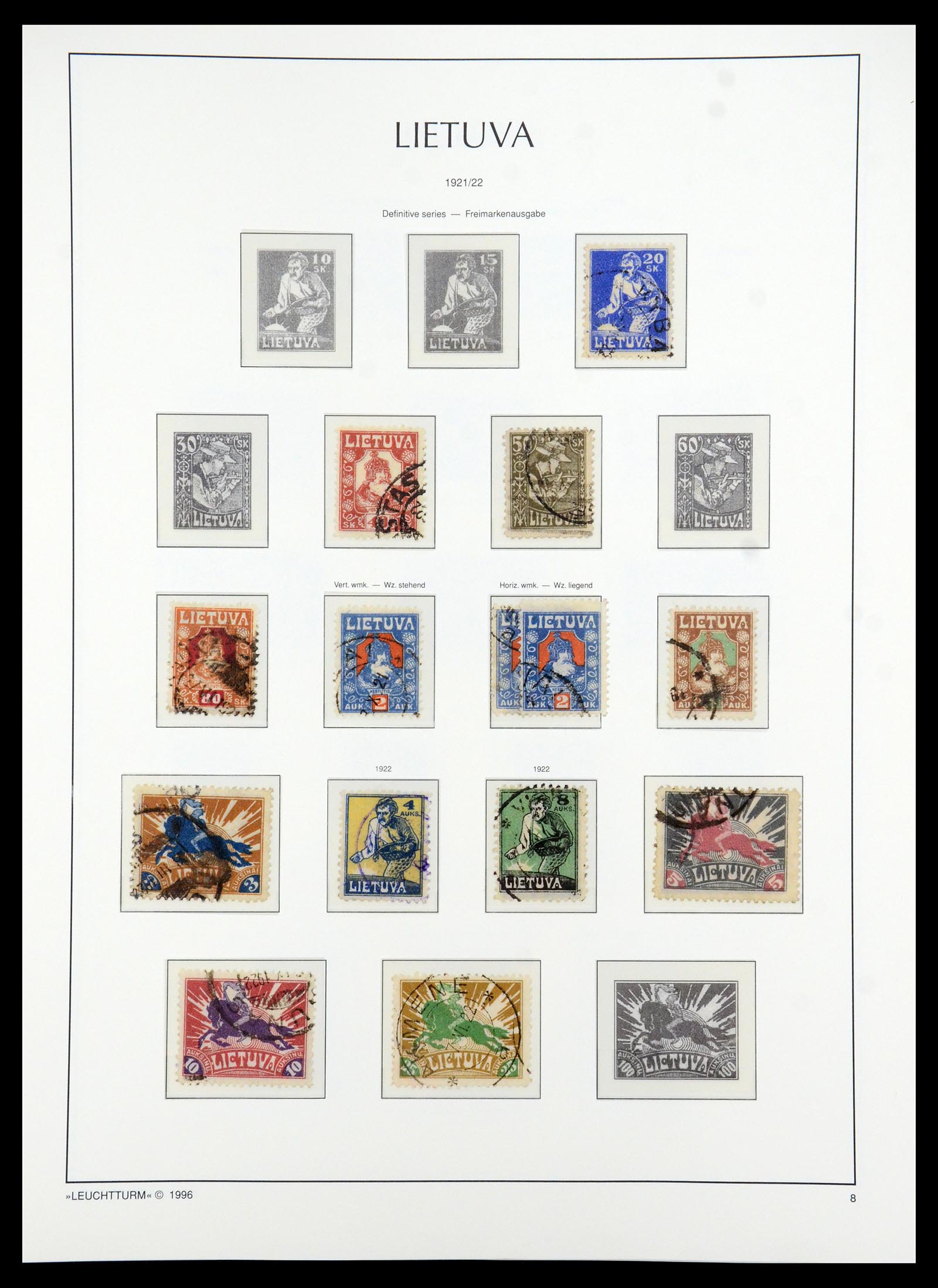 35349 041 - Postzegelverzameling 35349 Baltische Staten 1918-1940.