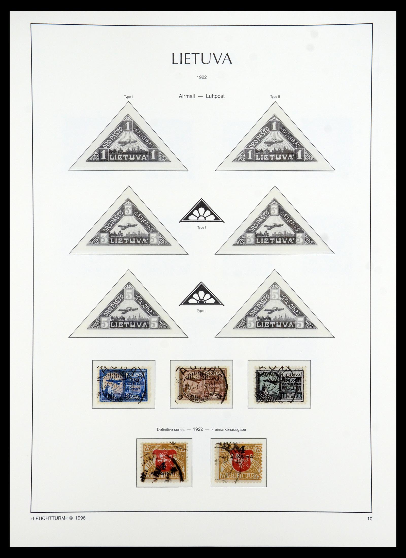 35349 043 - Postzegelverzameling 35349 Baltische Staten 1918-1940.