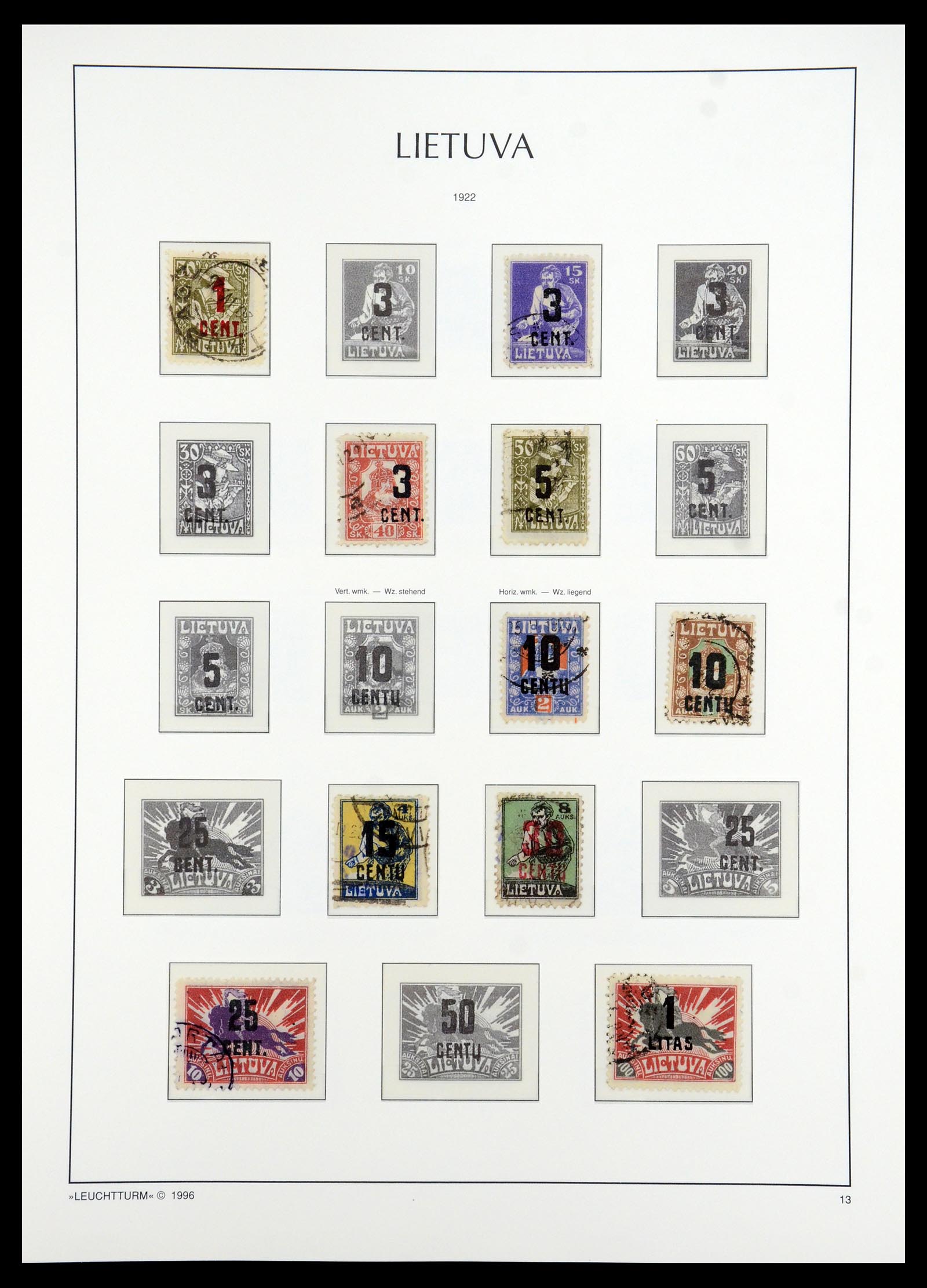 35349 046 - Postzegelverzameling 35349 Baltische Staten 1918-1940.