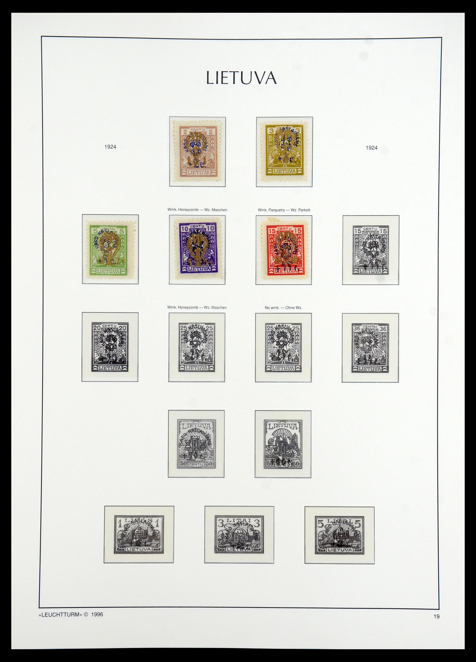 35349 052 - Postzegelverzameling 35349 Baltische Staten 1918-1940.