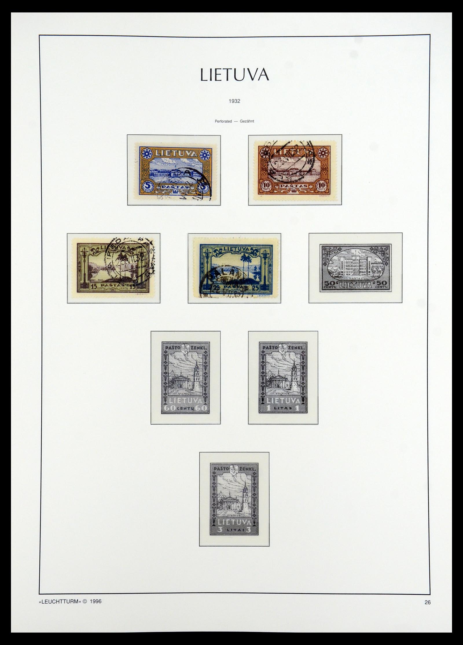 35349 057 - Postzegelverzameling 35349 Baltische Staten 1918-1940.
