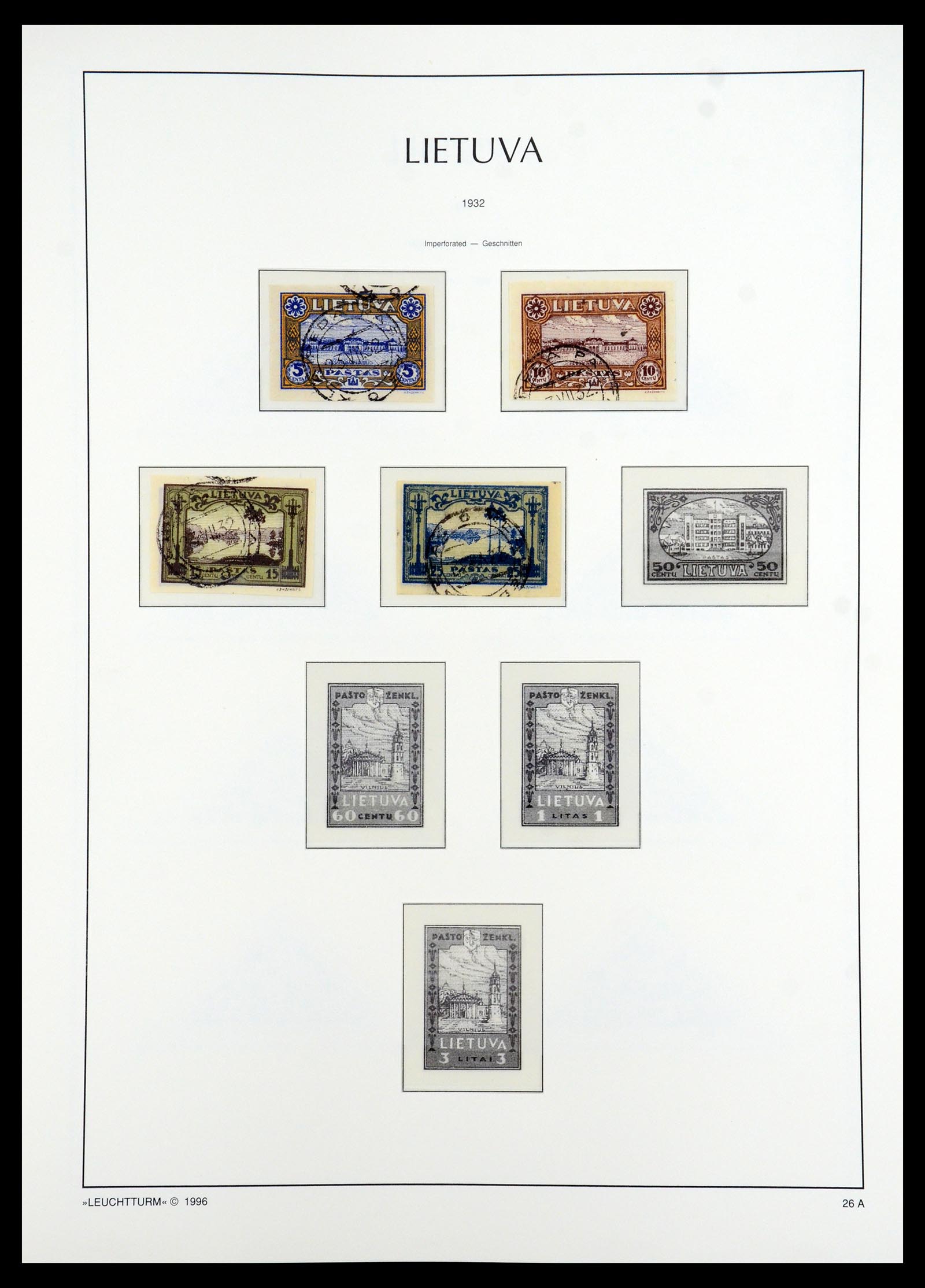 35349 058 - Postzegelverzameling 35349 Baltische Staten 1918-1940.