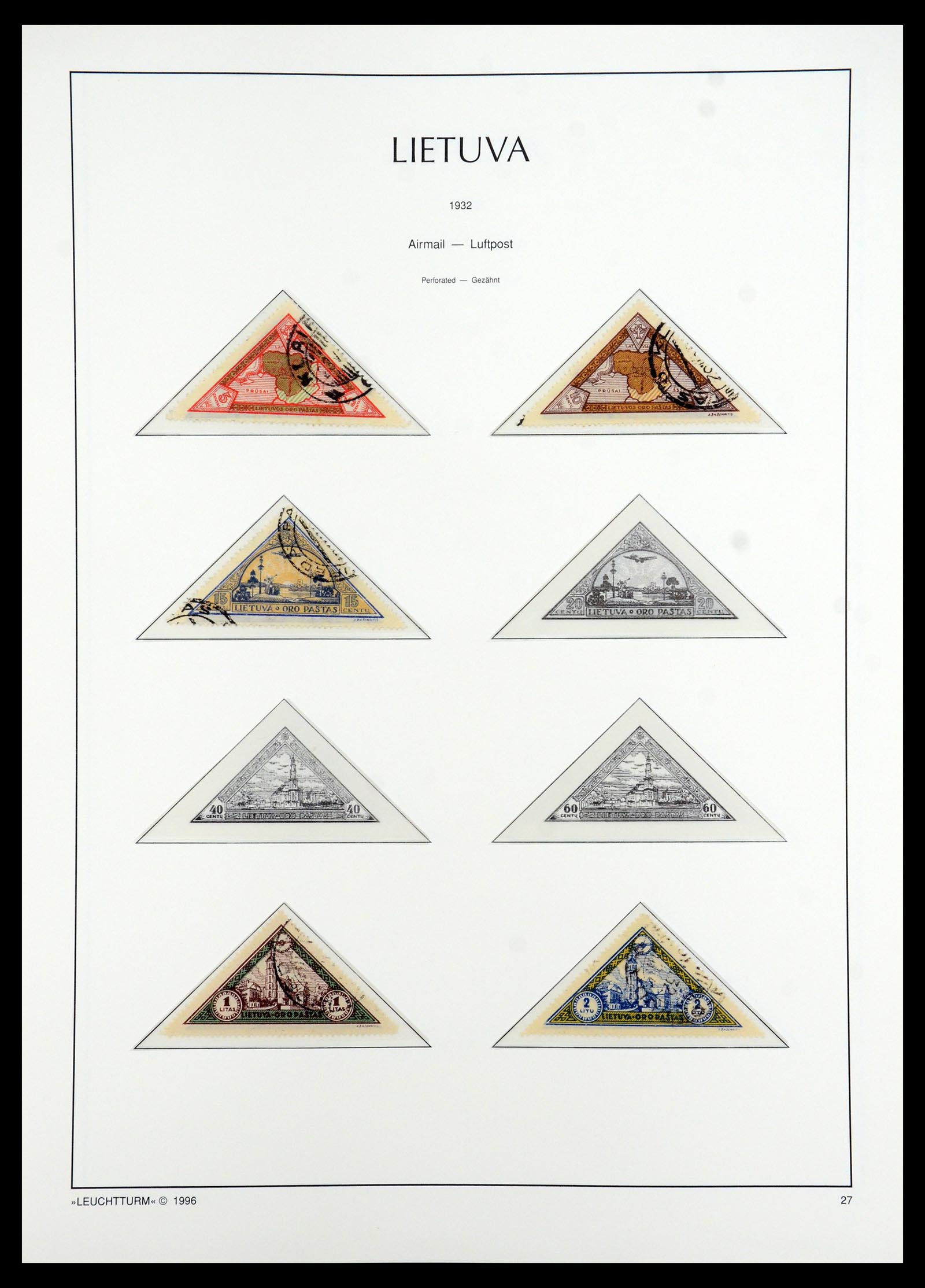35349 059 - Postzegelverzameling 35349 Baltische Staten 1918-1940.