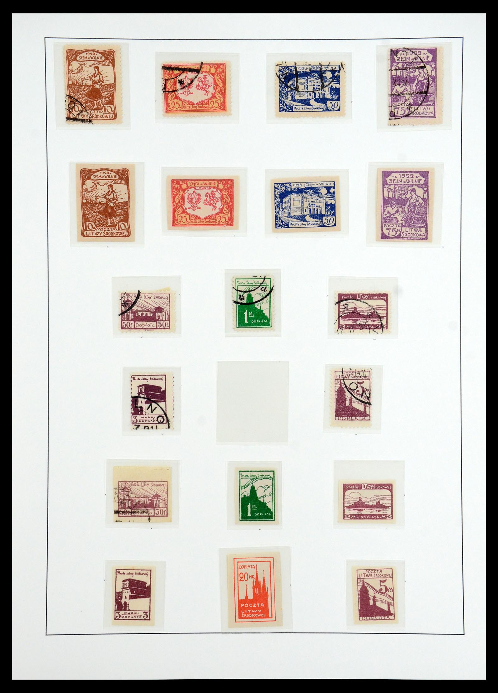 35349 087 - Stamp Collection 35349 Baltic States 1918-1940.